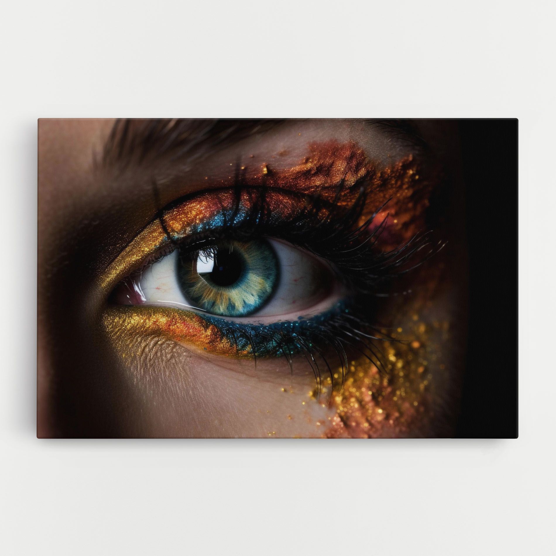 Blue Green Eye Makeup mockup 0