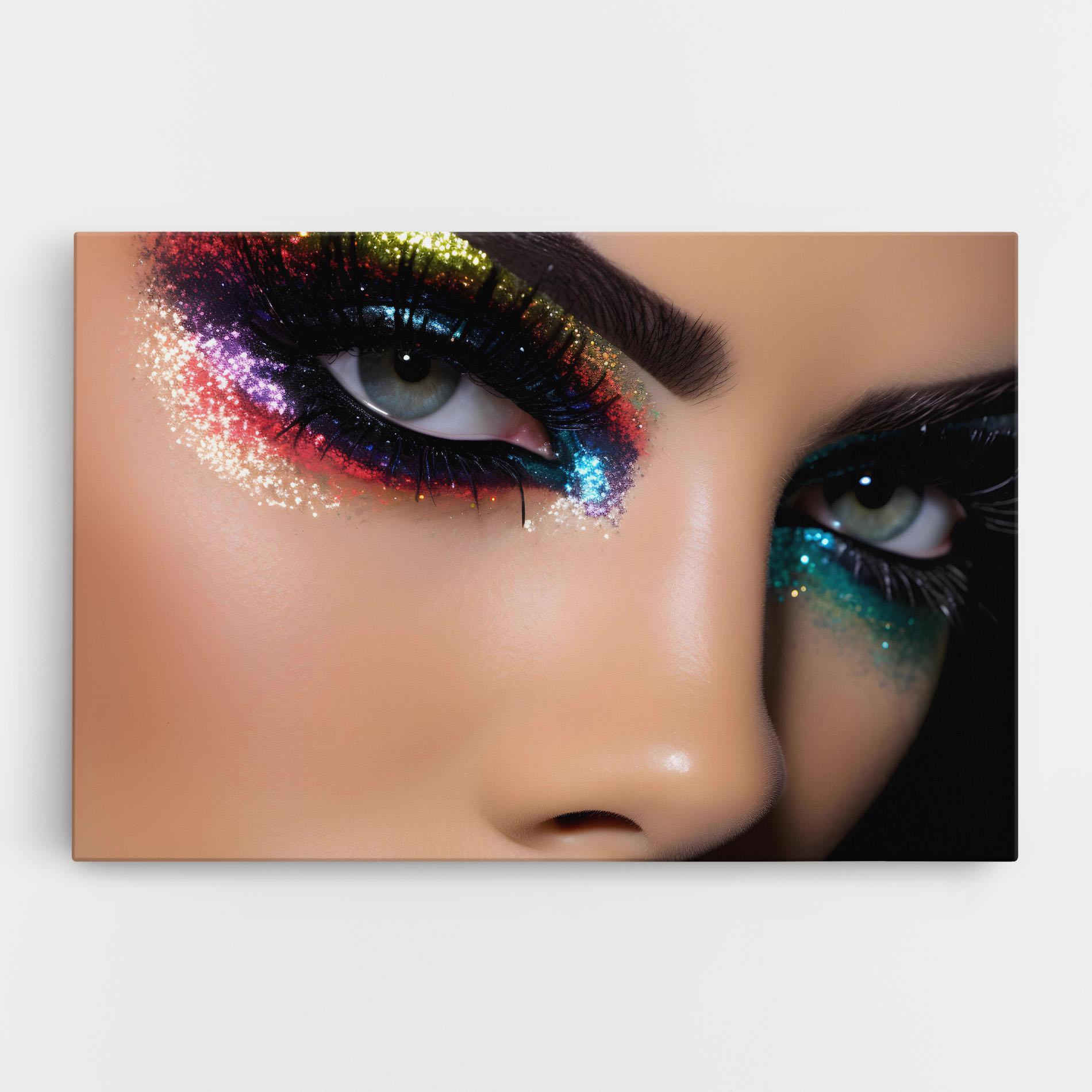 Leinwandbild Feminine Makeup Model mockup 0