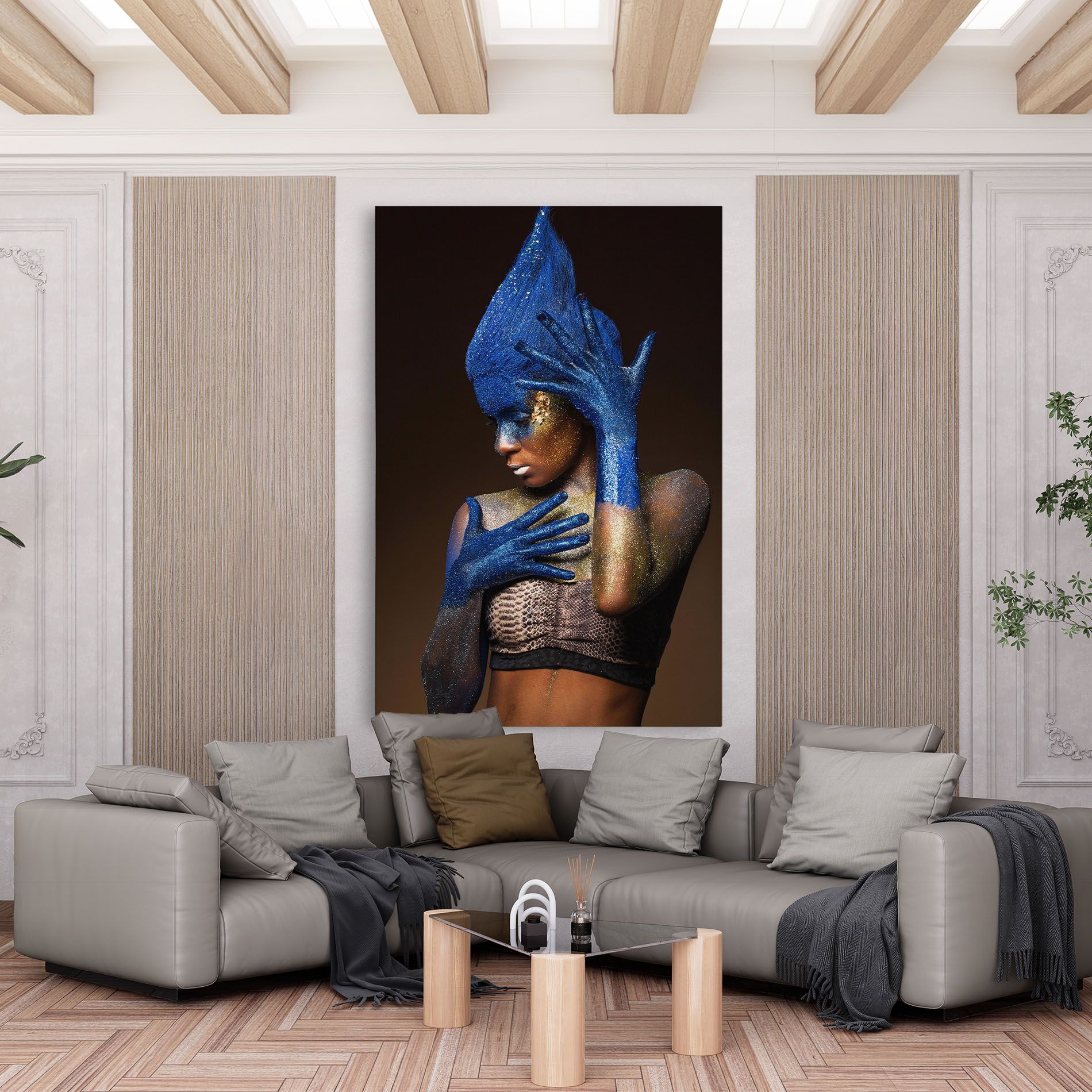 Blue Hands Makeup mockup 6