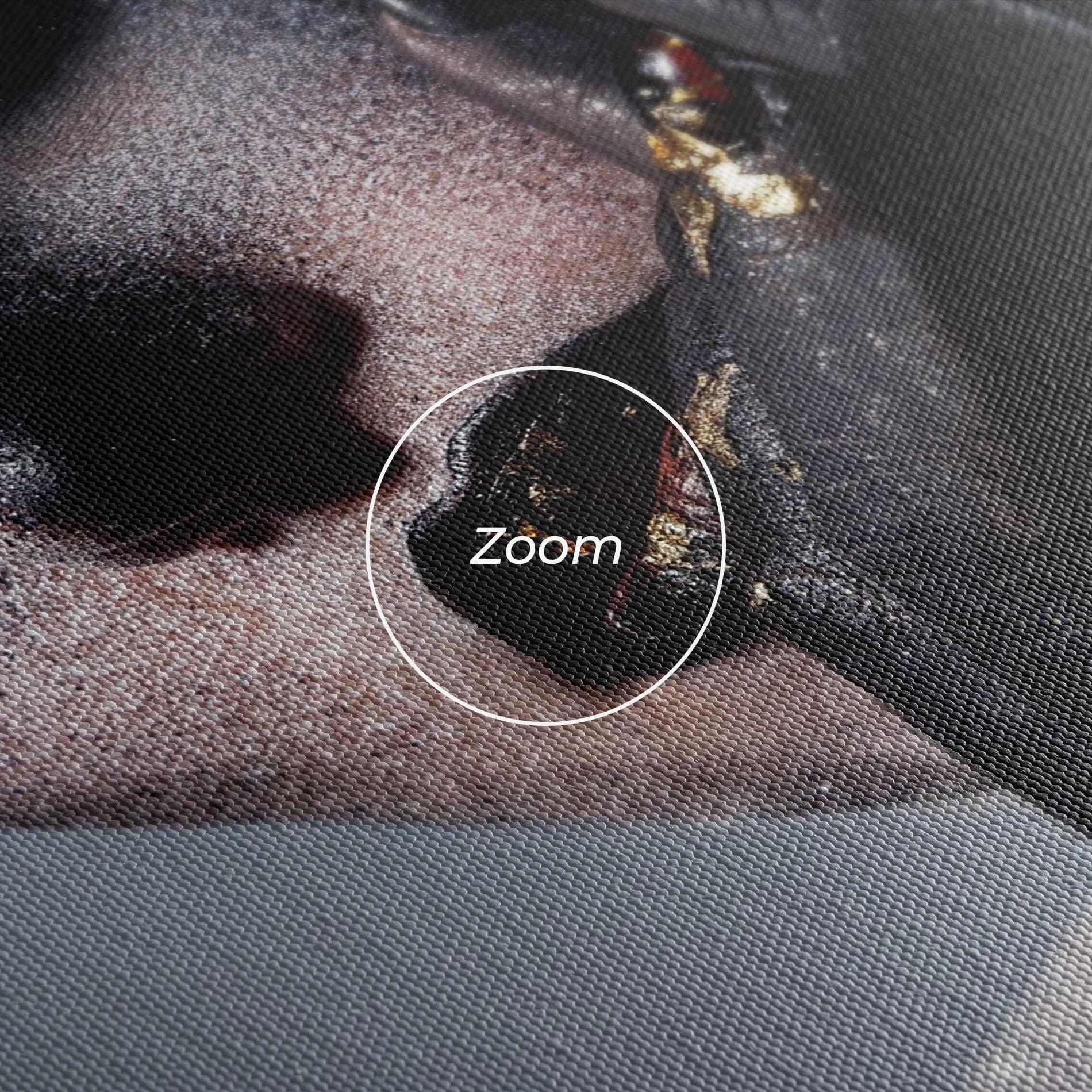 Leinwandbild Black Artistic Makeup mockup 3