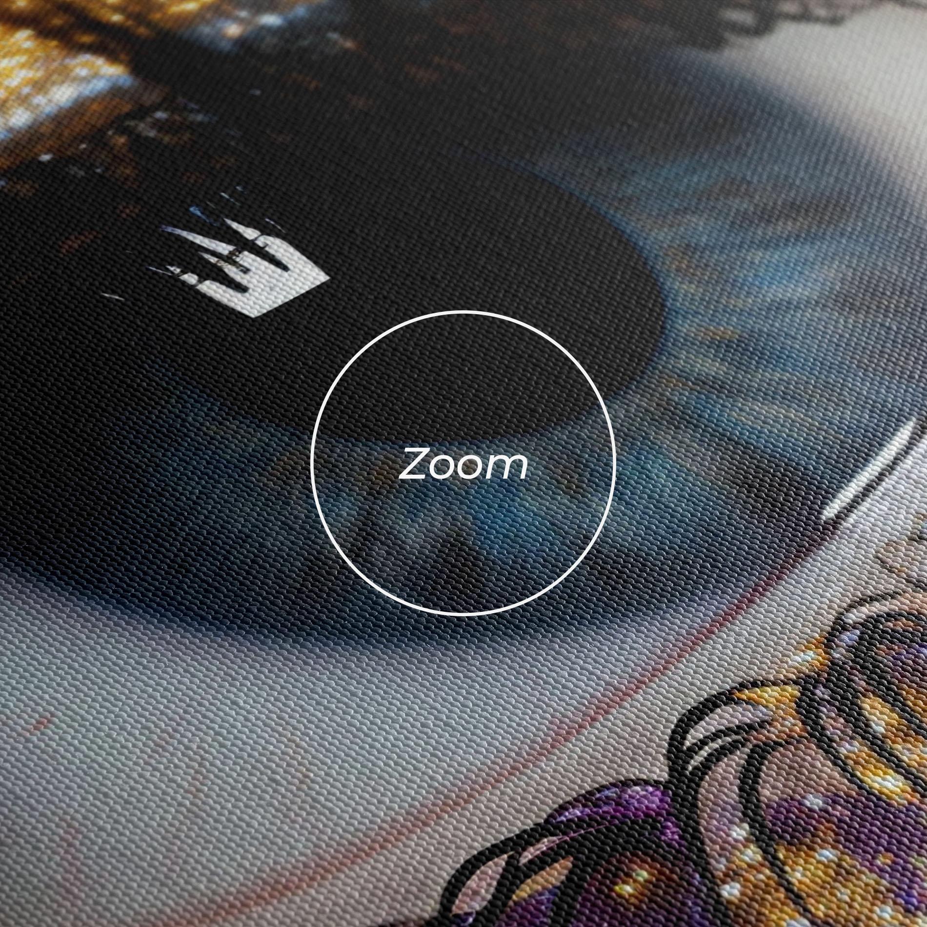 Leinwandbild Blue Eye Make Up mockup 3