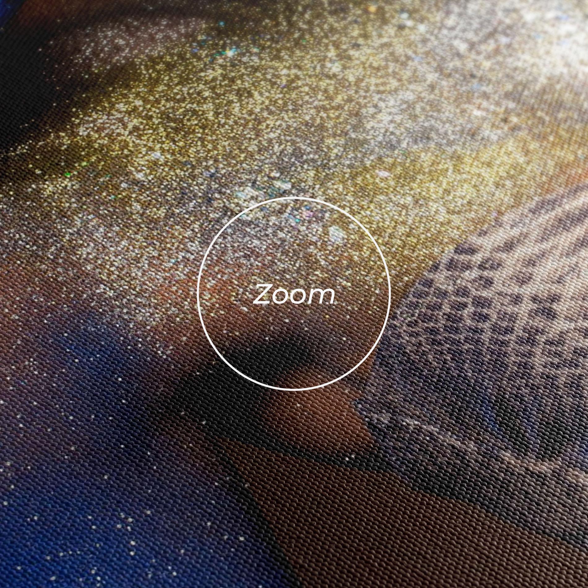 Leinwandbild Blue Hair Make Up mockup 3