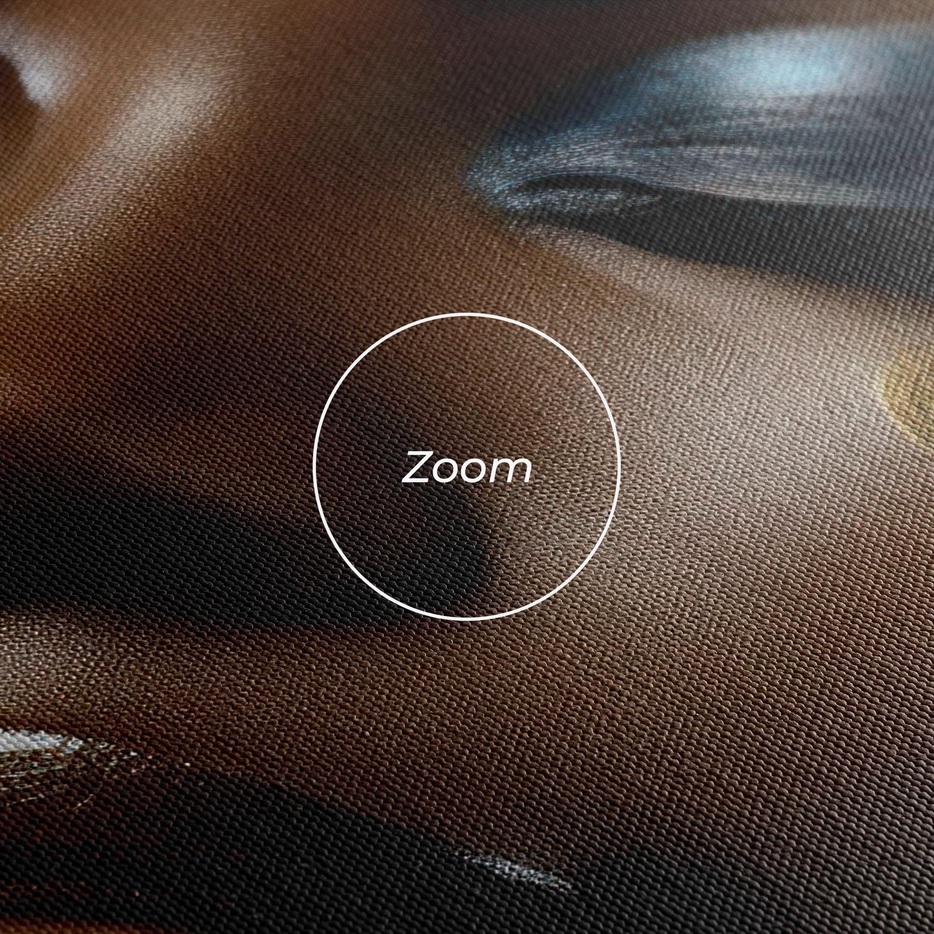 Leinwandbild Dark Blue Makeup mockup 3