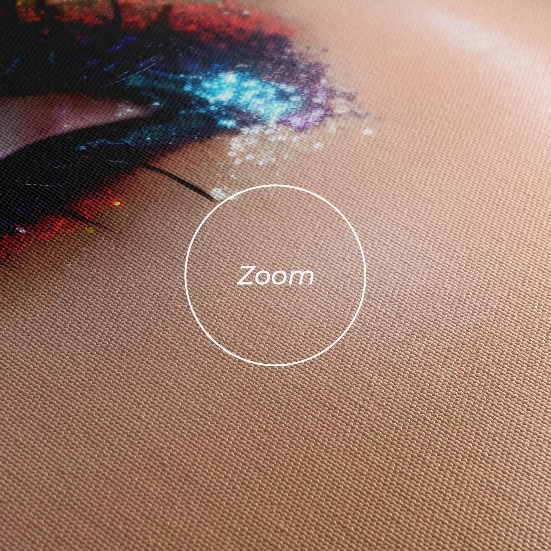 Leinwandbild Feminine Makeup Model mockup 3