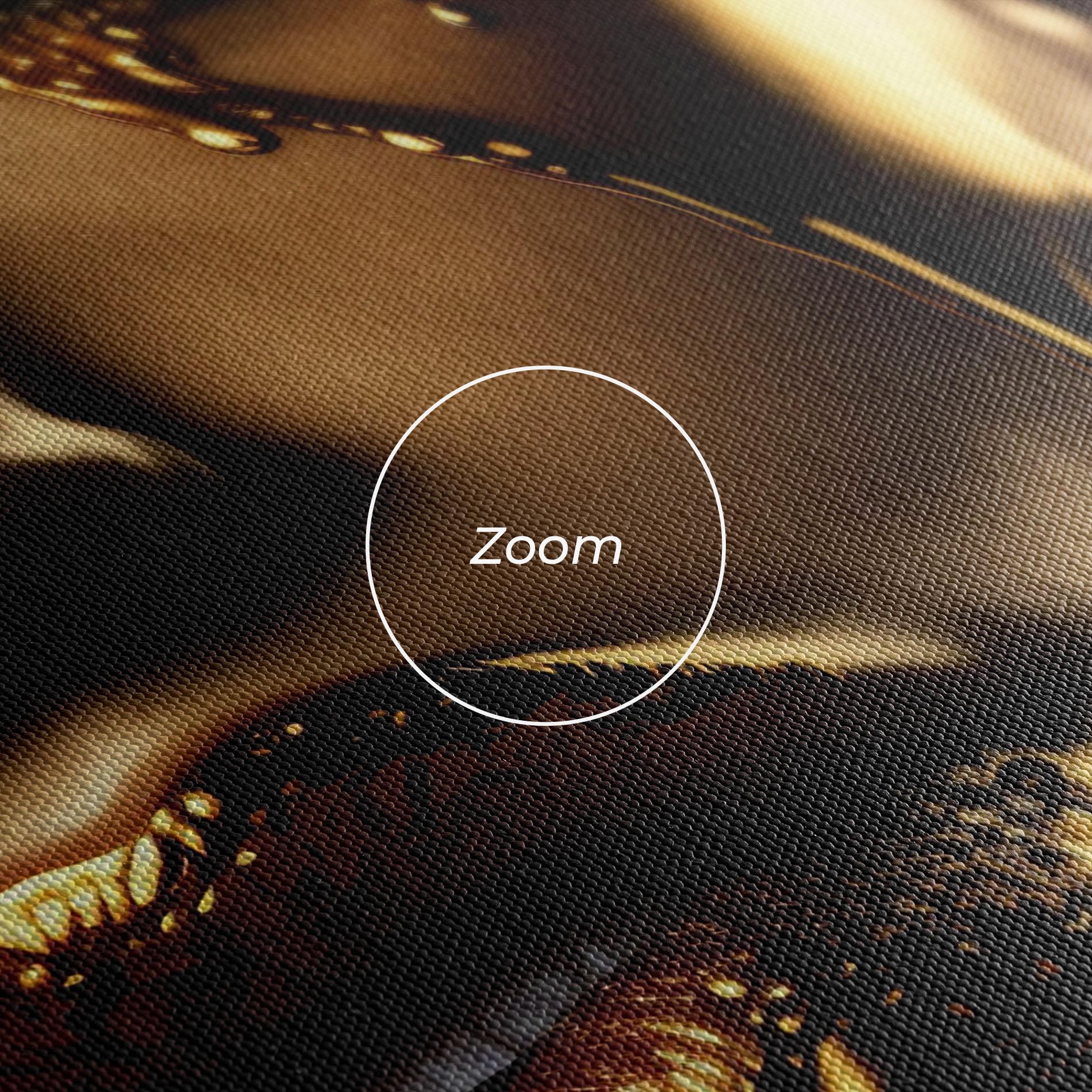 Leinwandbild Gold Dripping Makeup mockup 3