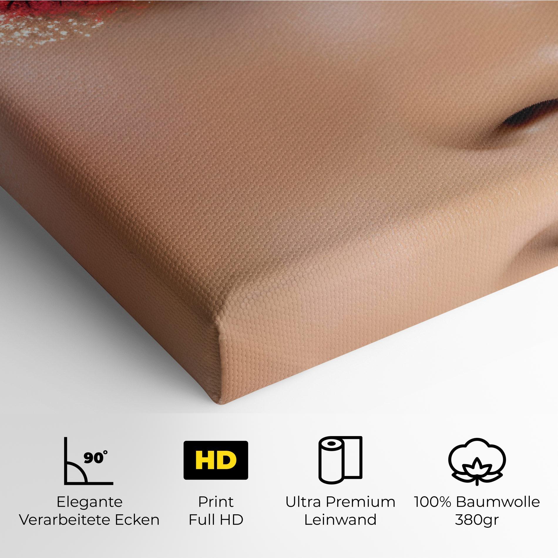 Leinwandbild Feminine Makeup Model mockup 4