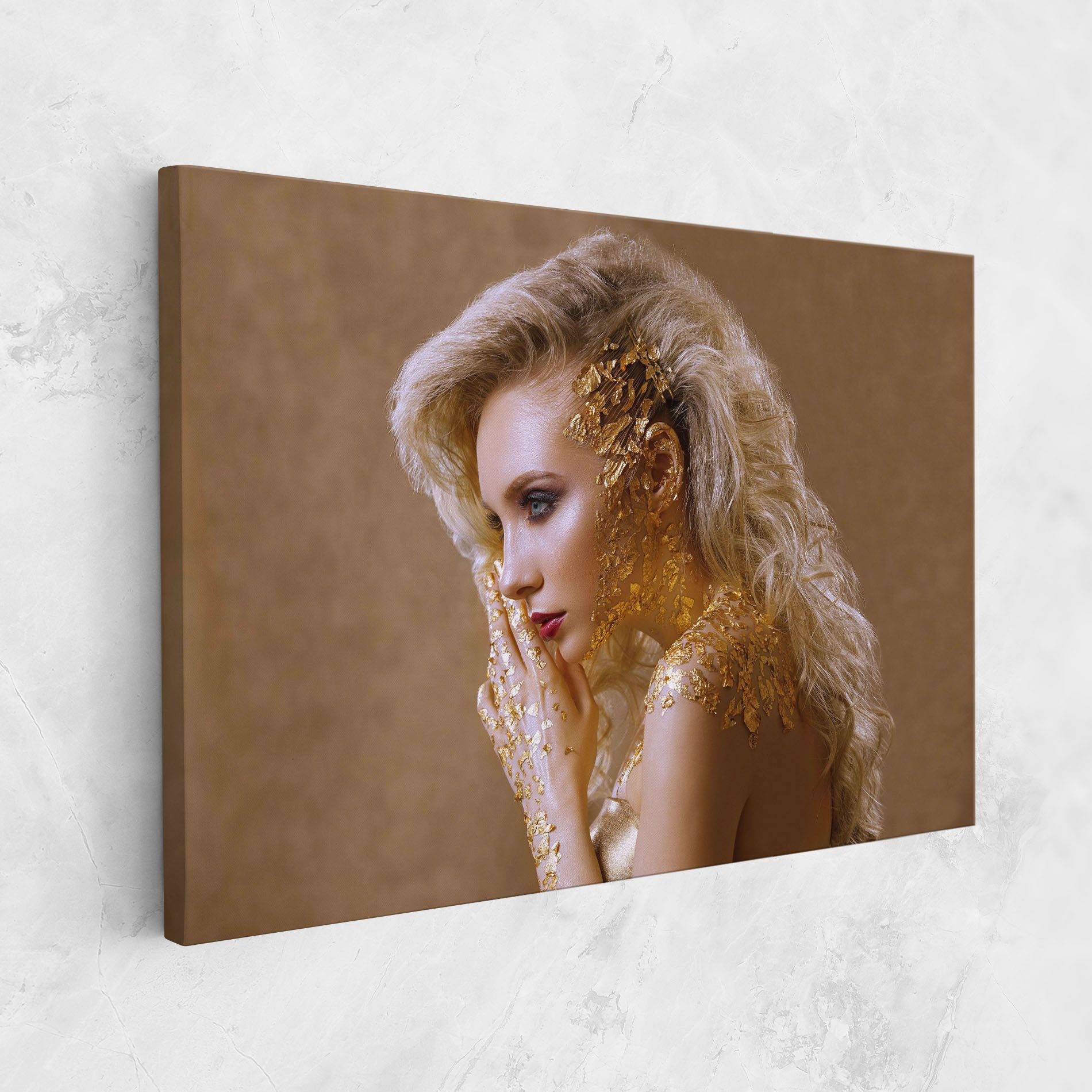 Gold Paper Makeup mockup 1