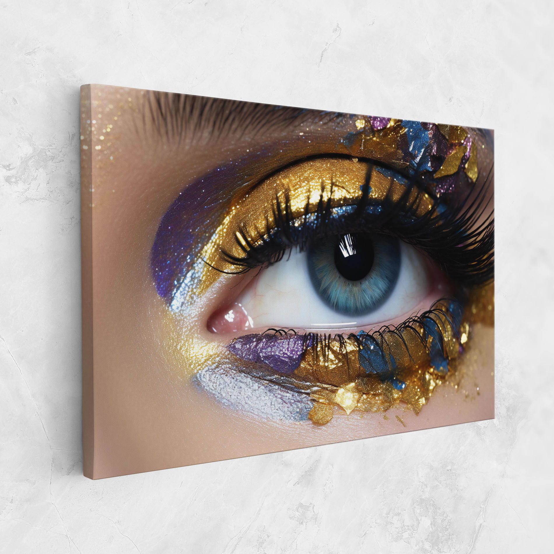 Golden Purple Make Up mockup 1