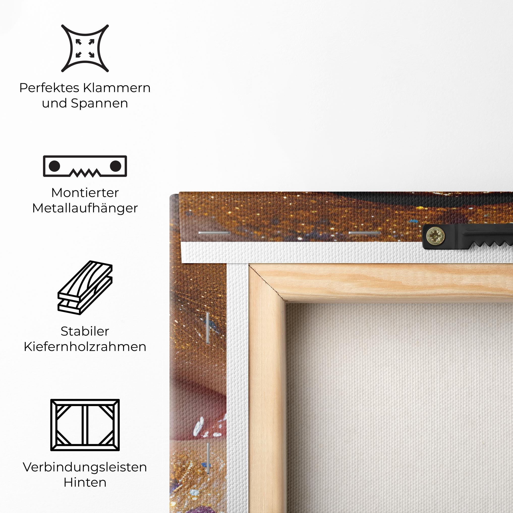 Leinwandbild Blue Eye Make Up mockup 5