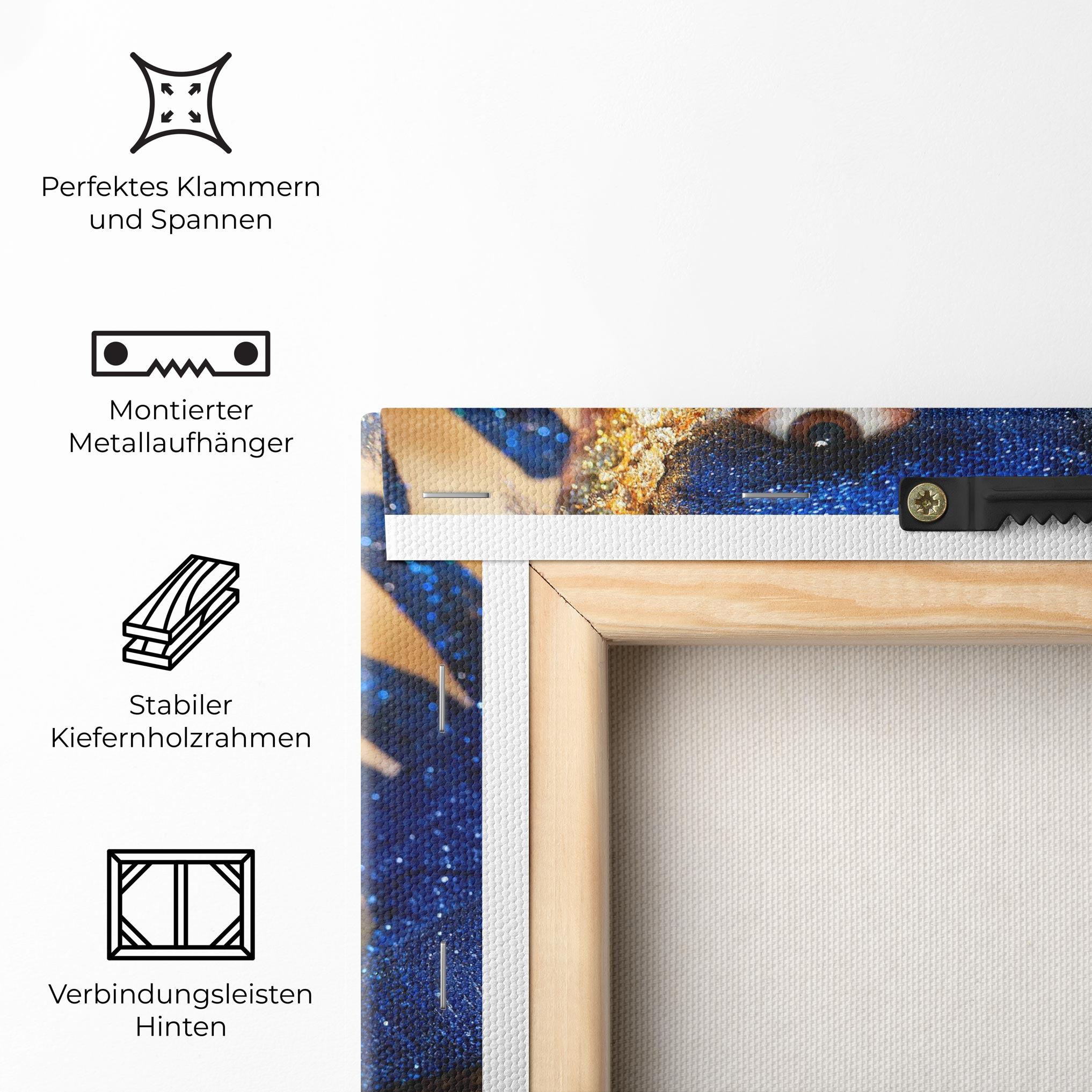 Leinwandbild Glue Gold Glitter mockup 5