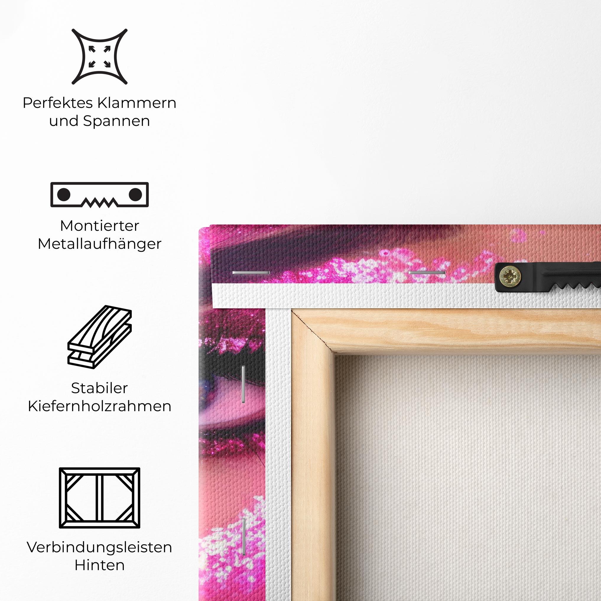 Leinwandbild Pink Glitter Makeup mockup 5