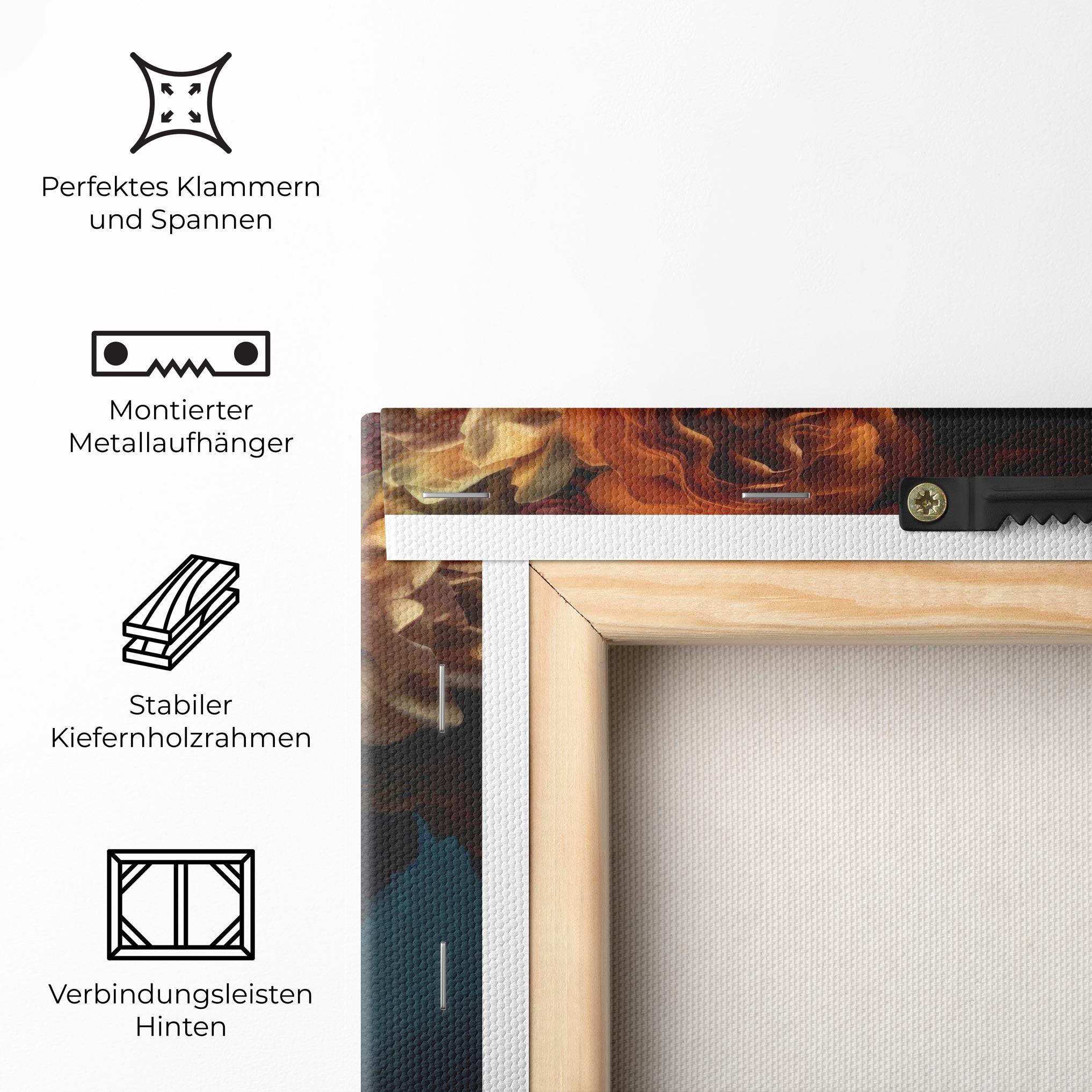 Leinwandbild Skull Makeup mockup 5