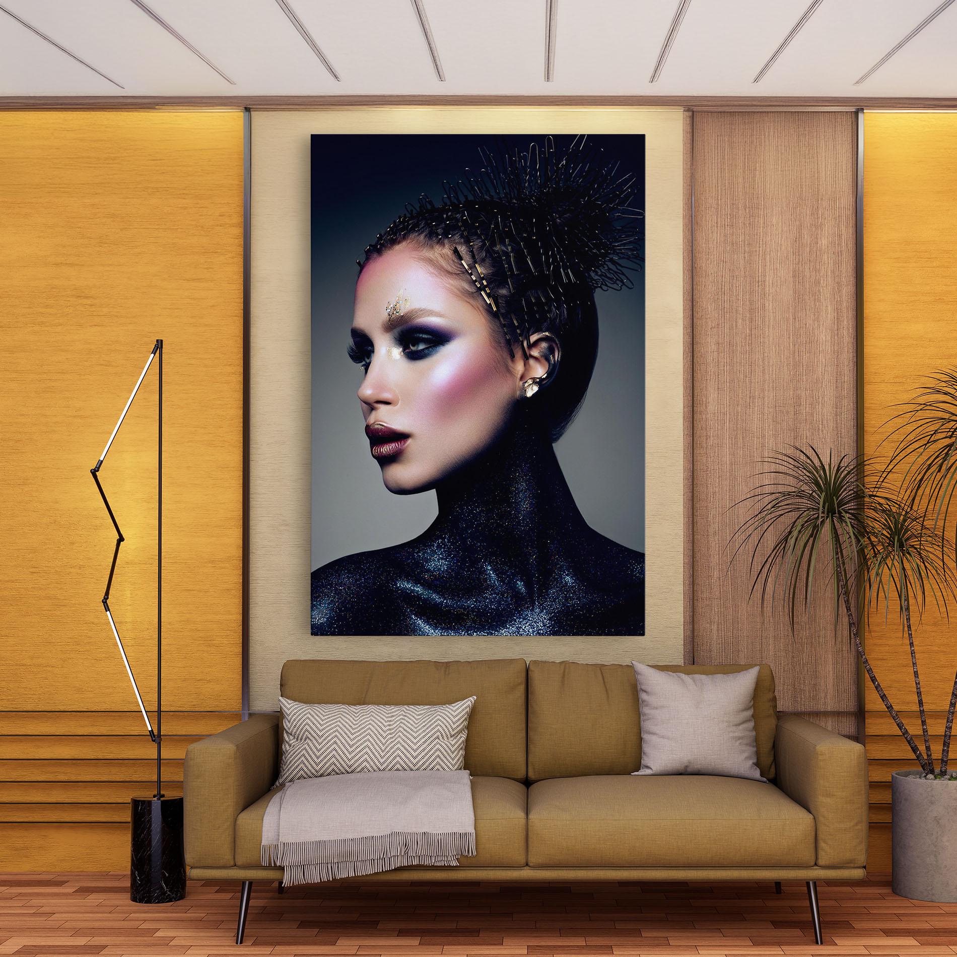 Leinwandbild Galaxy Neck mockup 9