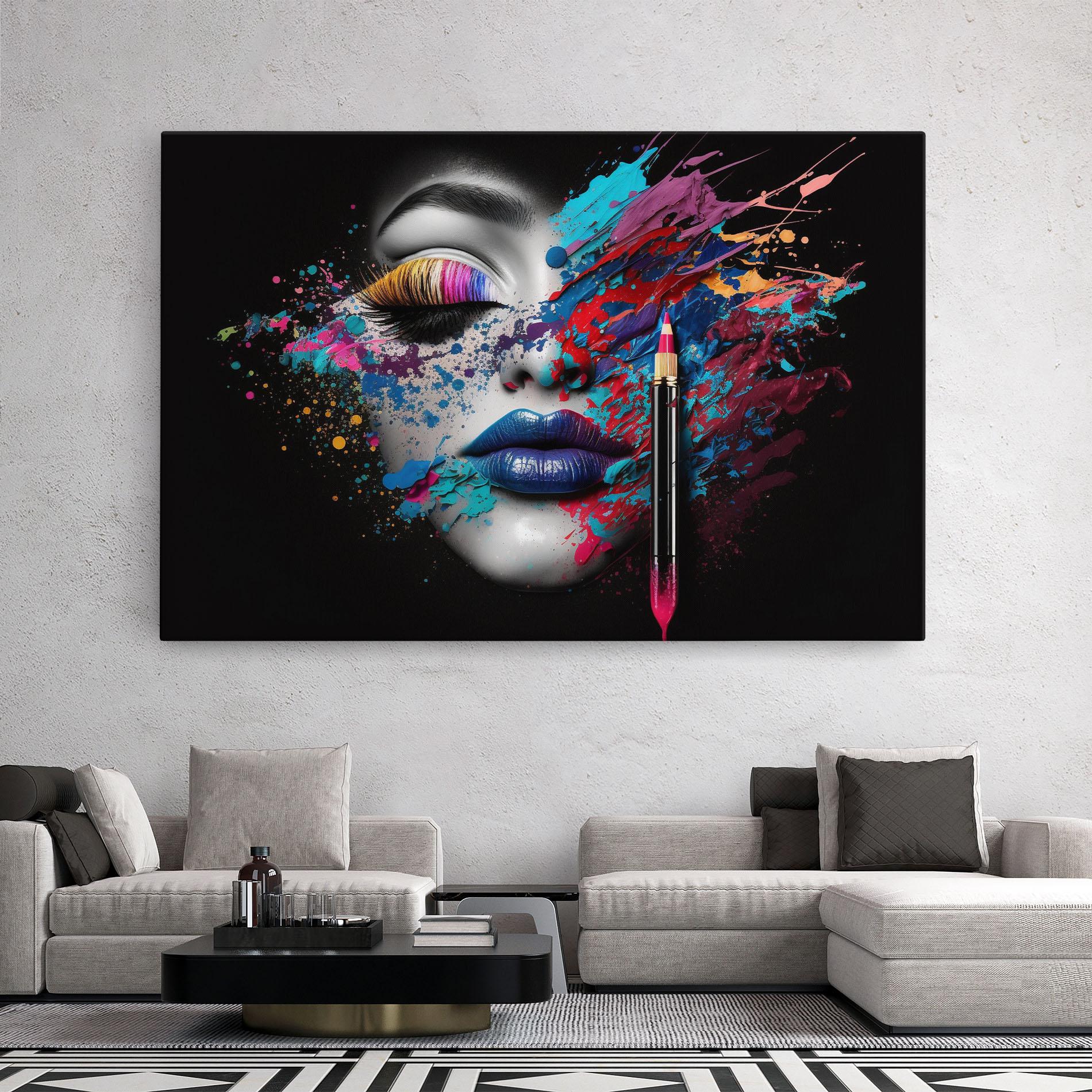 Leinwandbild Cosmetology Concept mockup 2