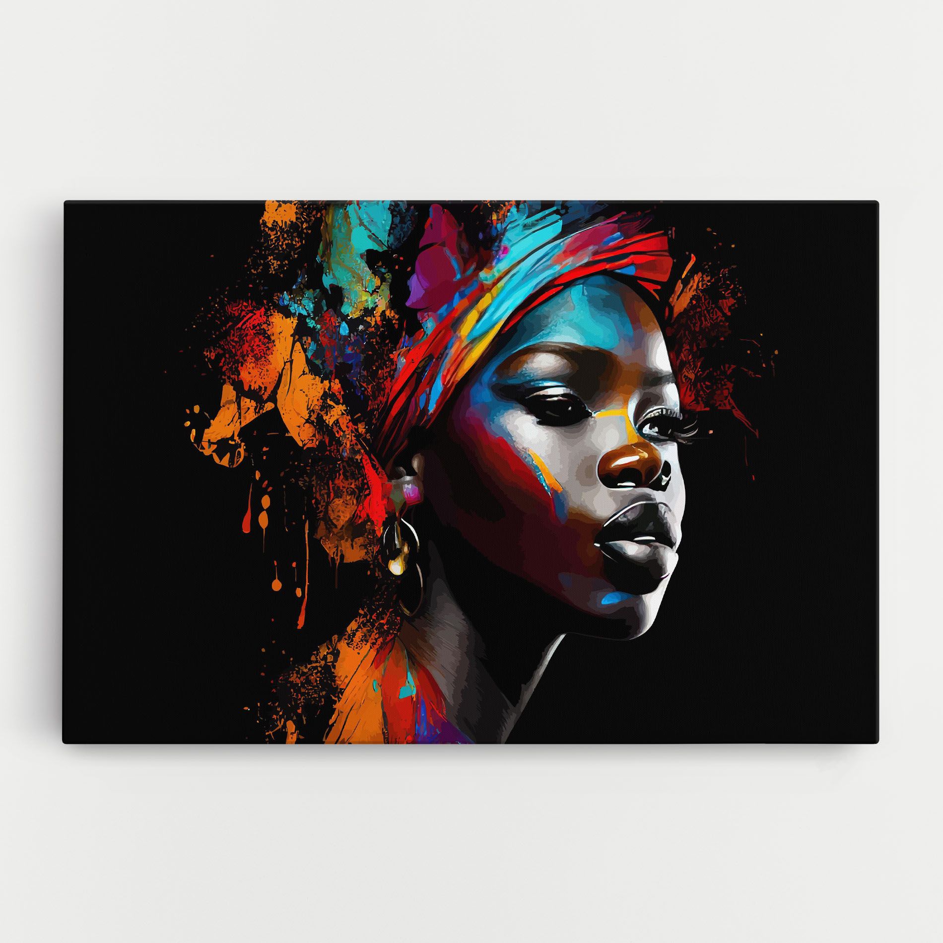 Pretty African Art Splash mockup 0