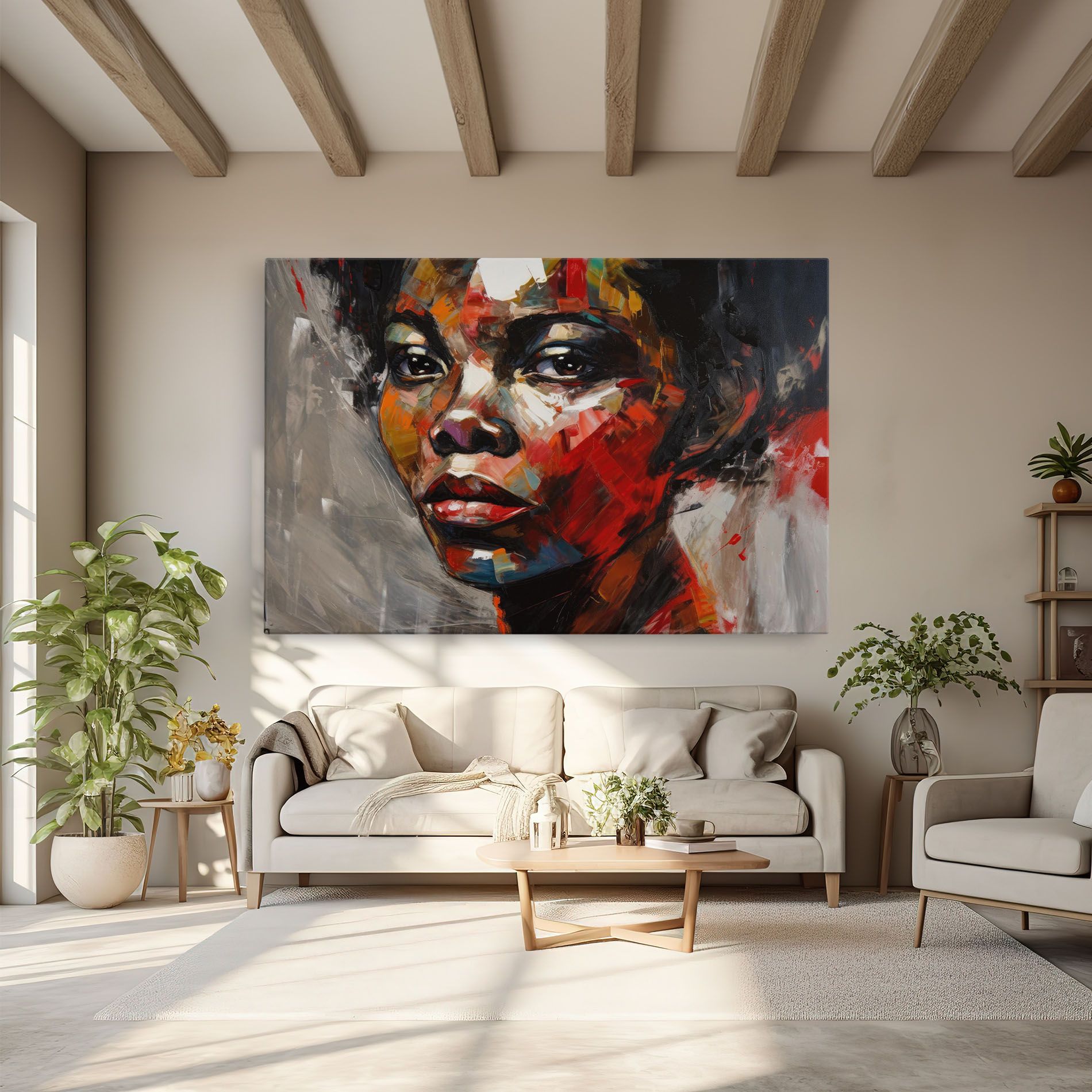 Intense Portrait Art mockup 6