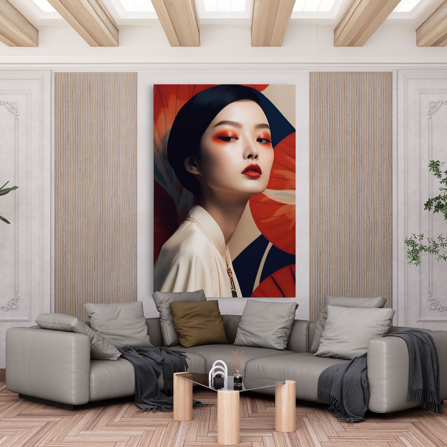 Asiatic Red Lips mockup 6