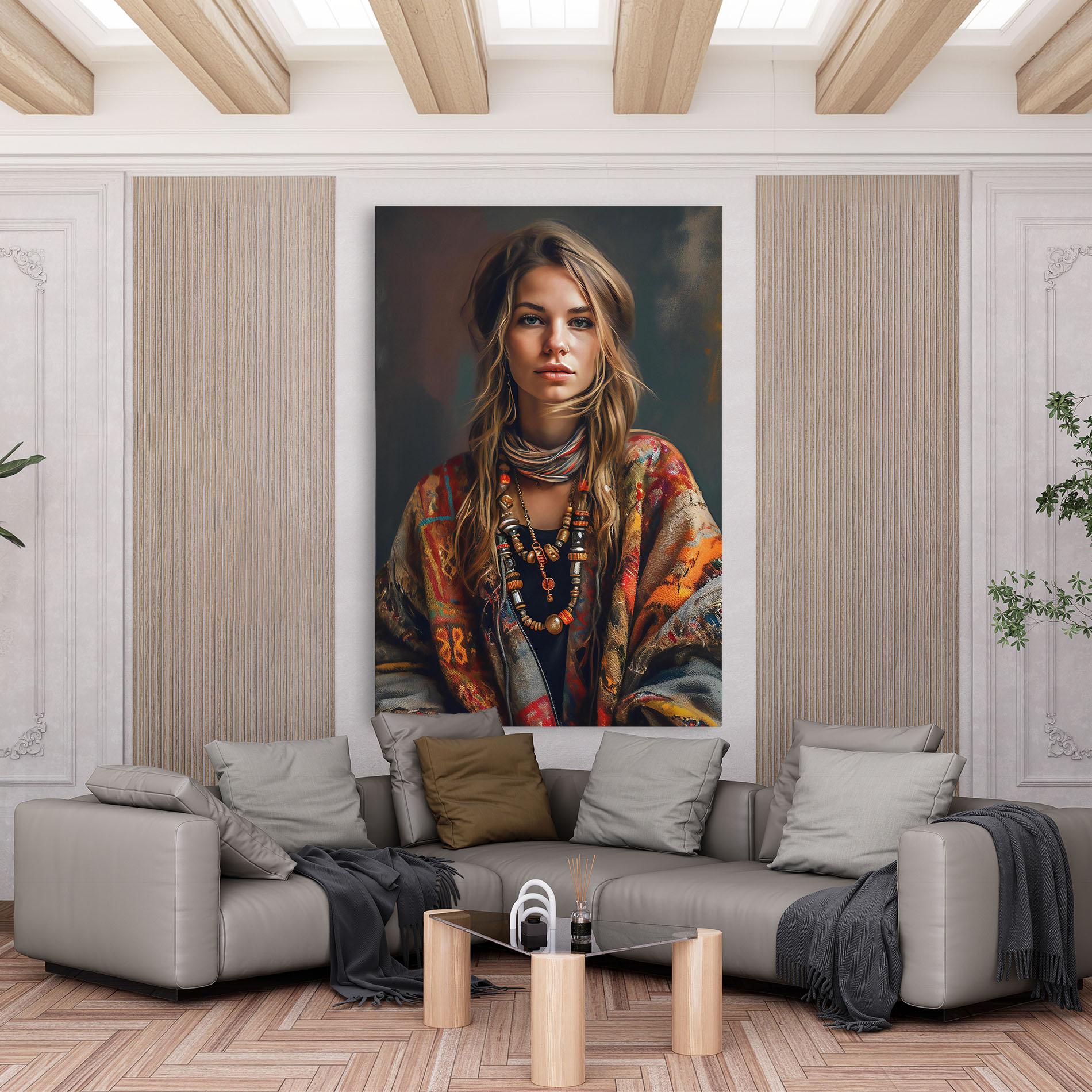 Leinwandbild Woolen Sweater mockup 6