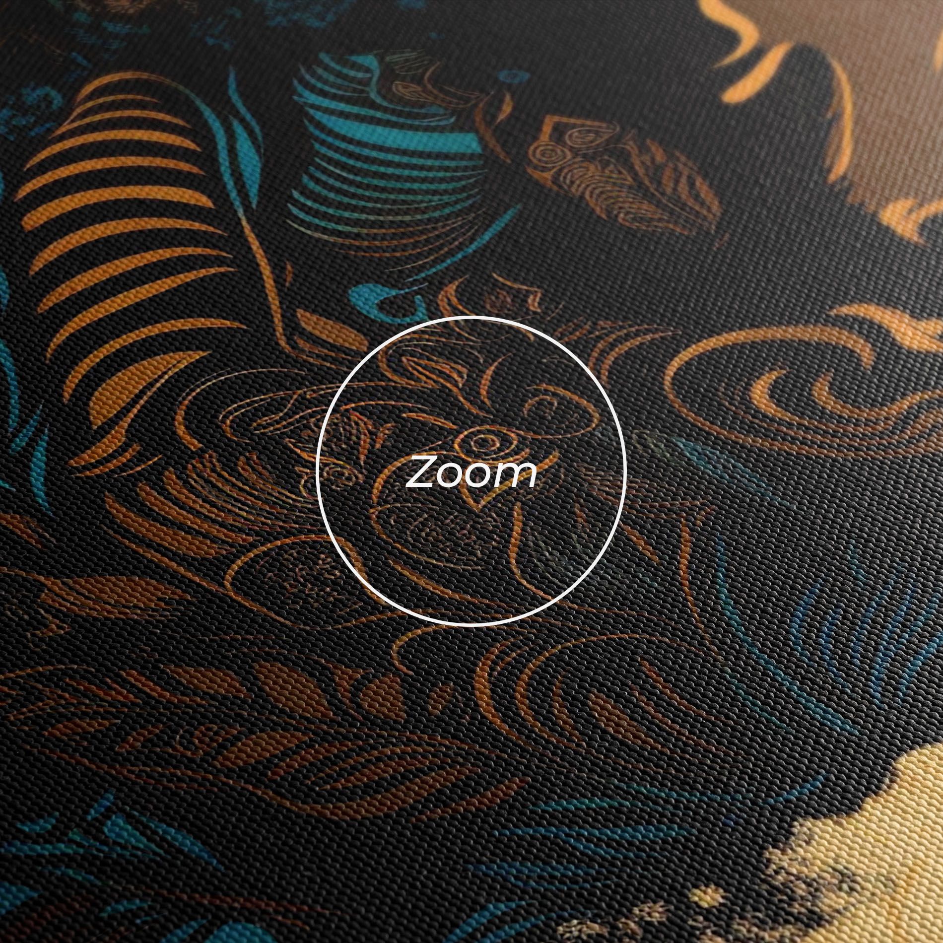 African Profile Woman mockup 3