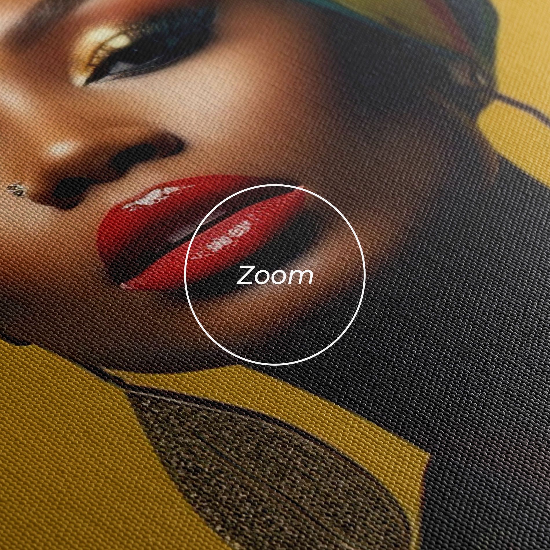 African Yellow Portrait mockup 3