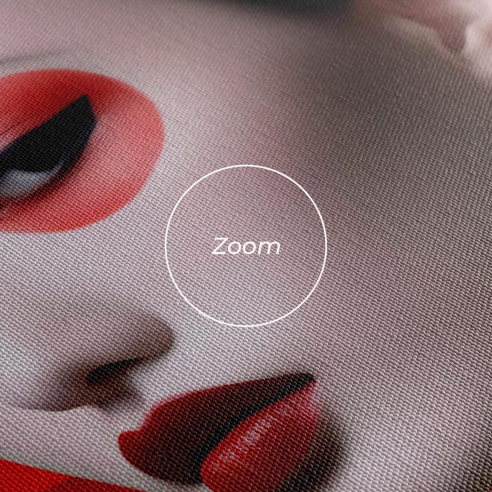 Leinwandbild Asiatic Red Makeup mockup 3