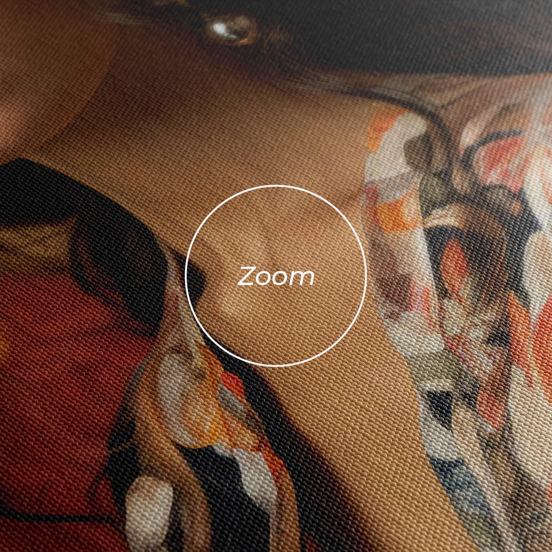 Leinwandbild Floral Dress Lady mockup 3