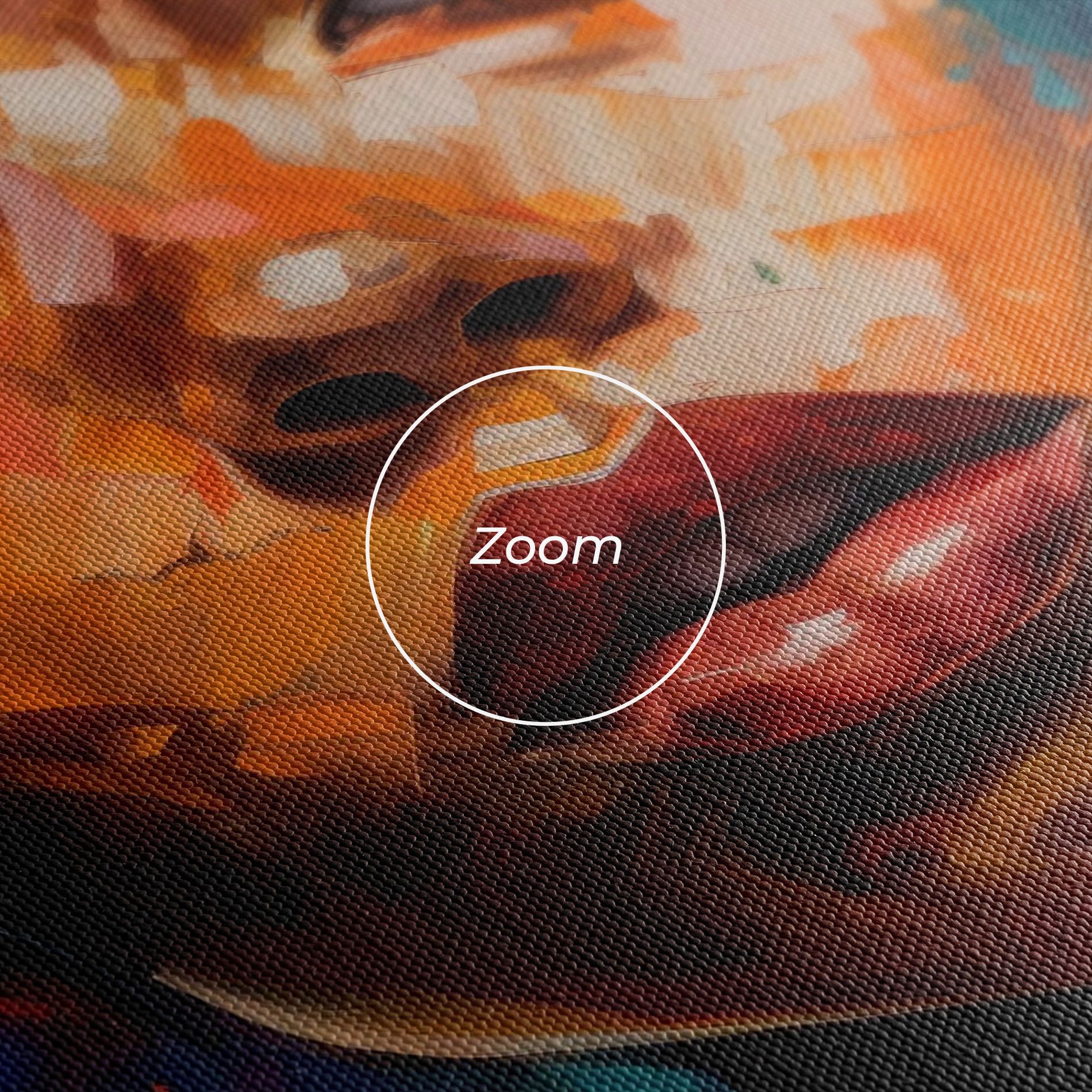 Intense Fiery Portrait mockup 3