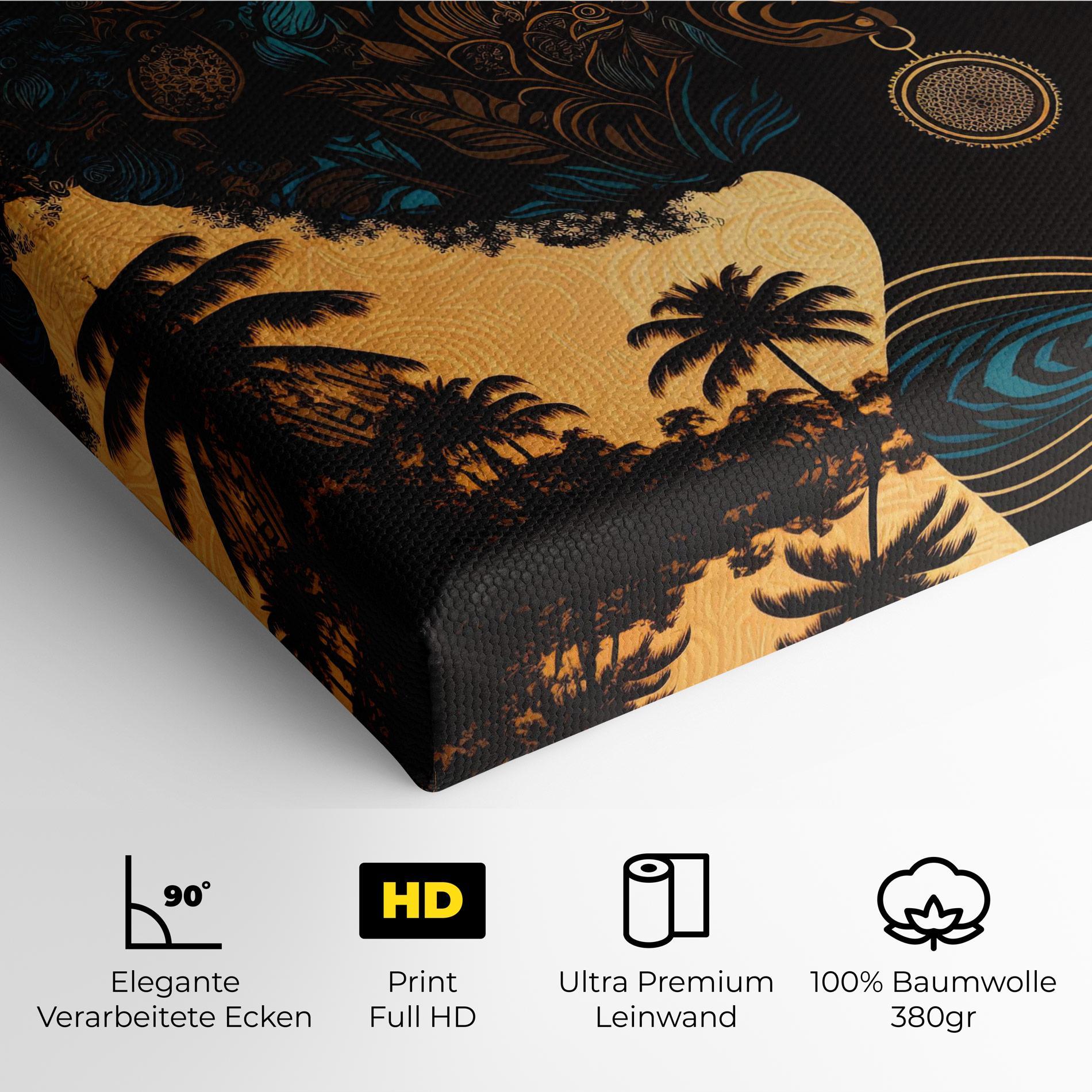 Leinwandbild African Profile Woman mockup 4