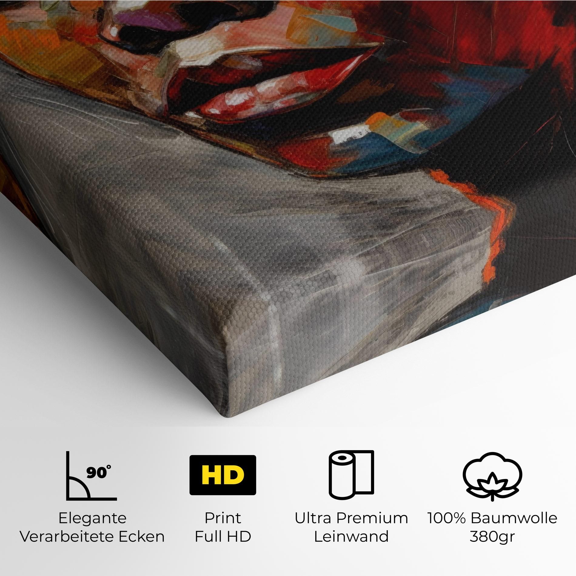 Intense Portrait Art mockup 4