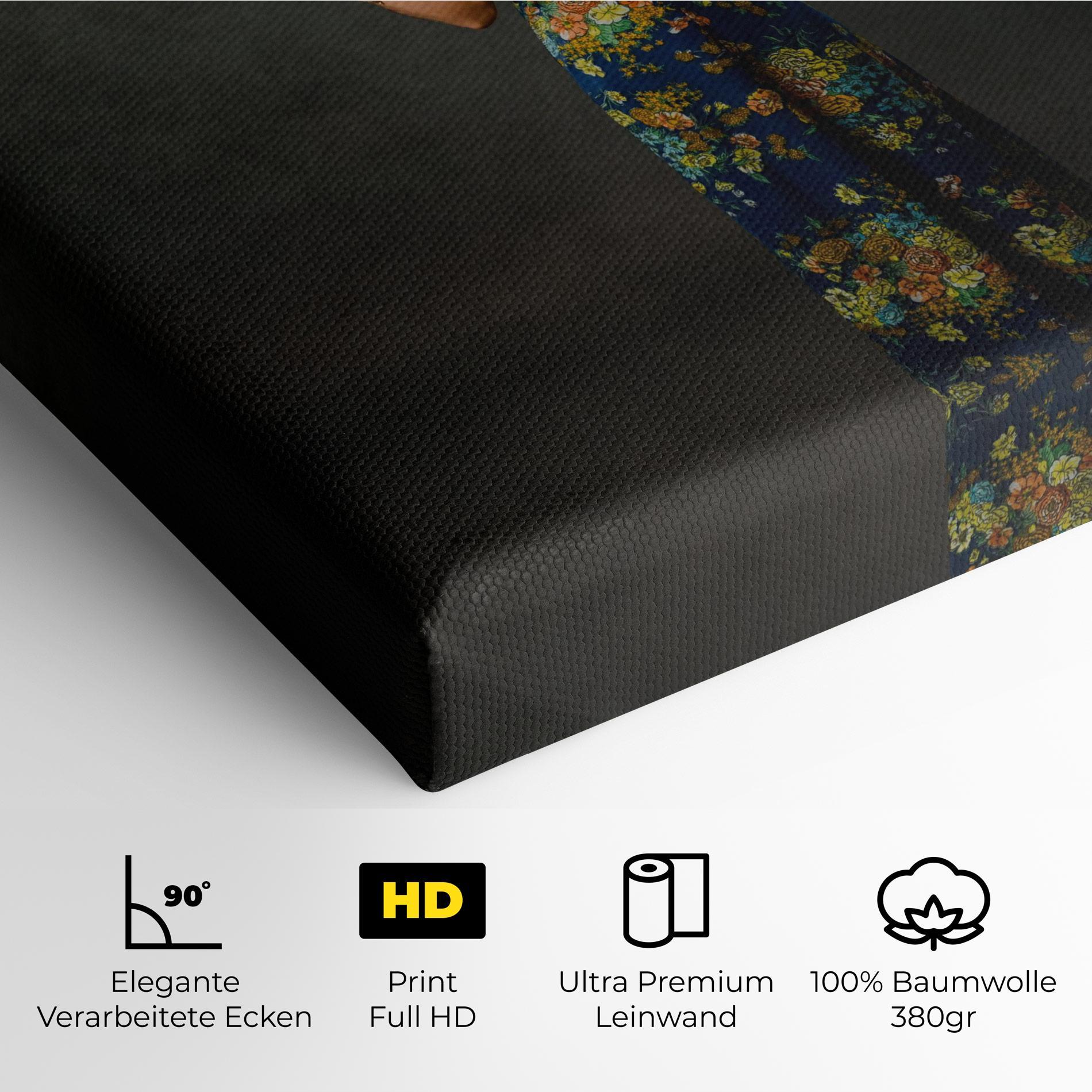 Leinwandbild Sugar Skull Makeup mockup 4