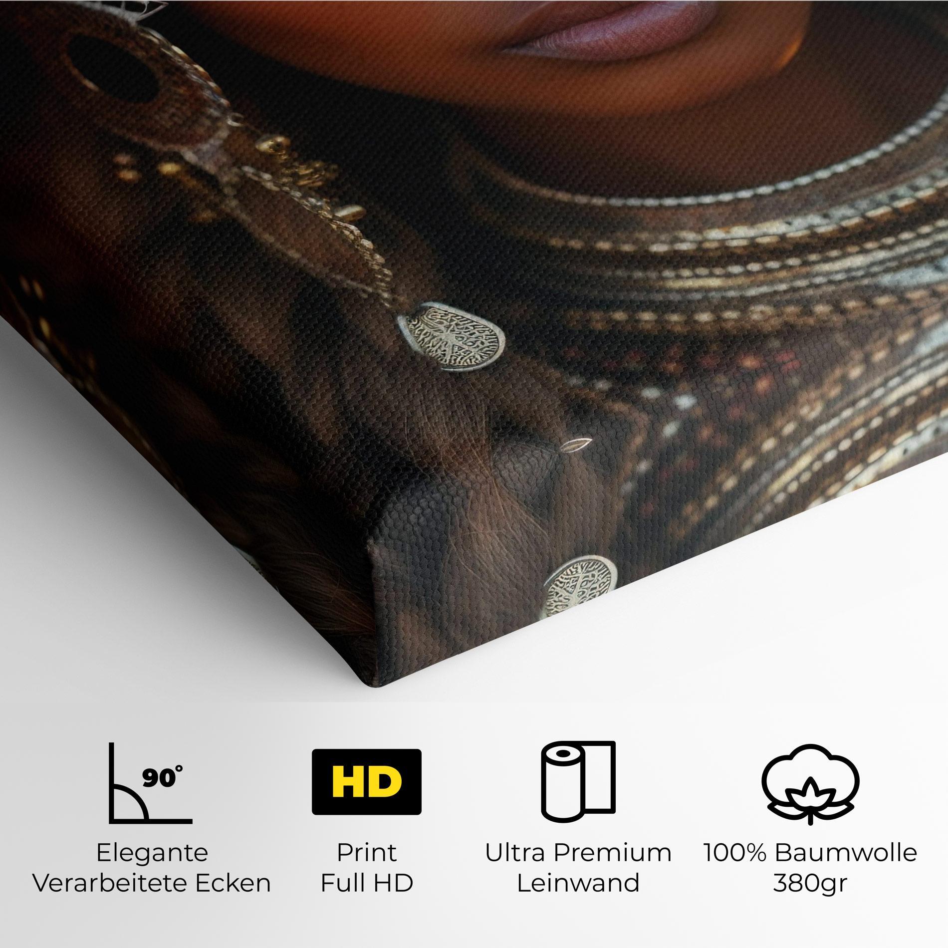 Leinwandbild Unique Smokey Eyes mockup 4