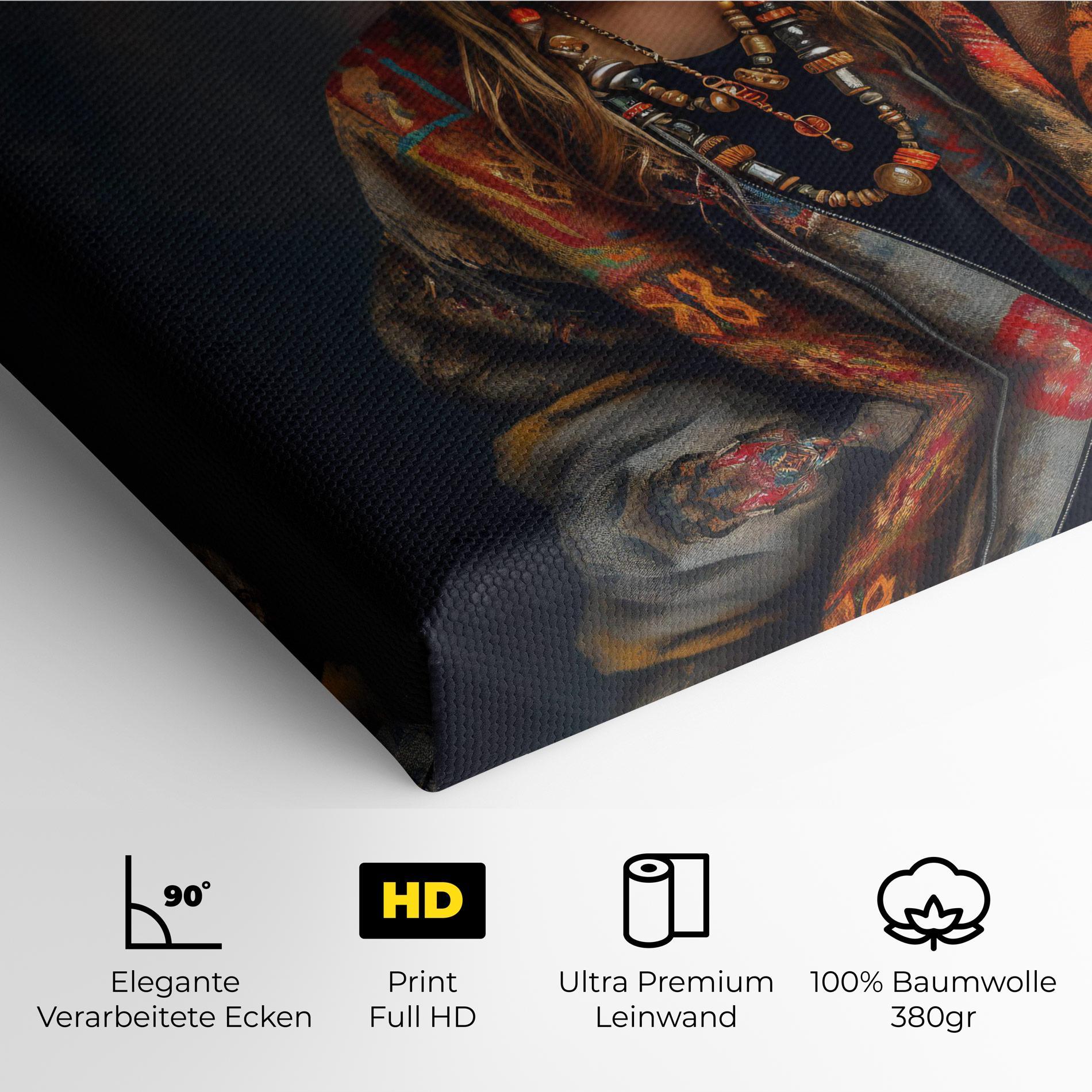 Leinwandbild Woolen Sweater mockup 4