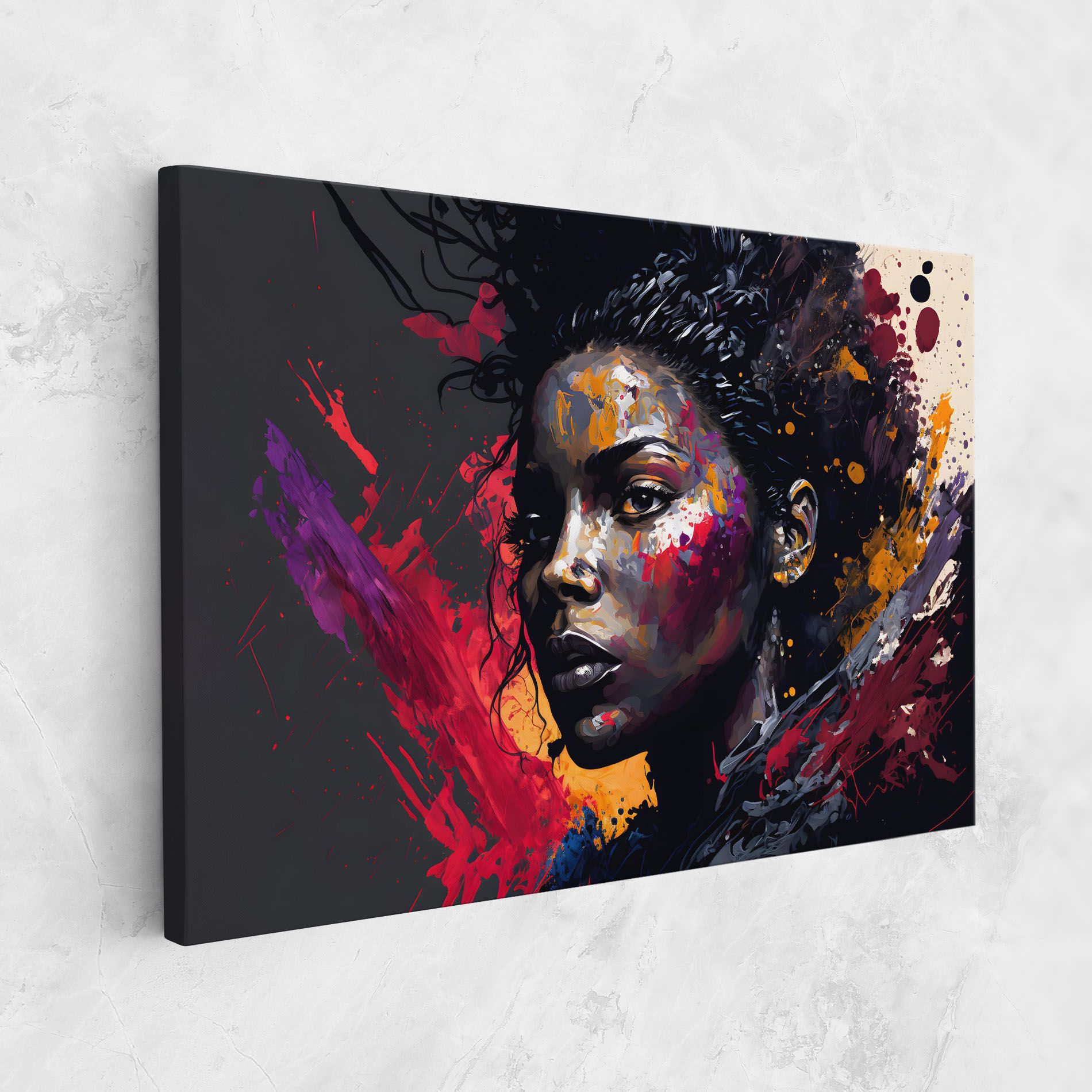 African Woman Splash mockup 1