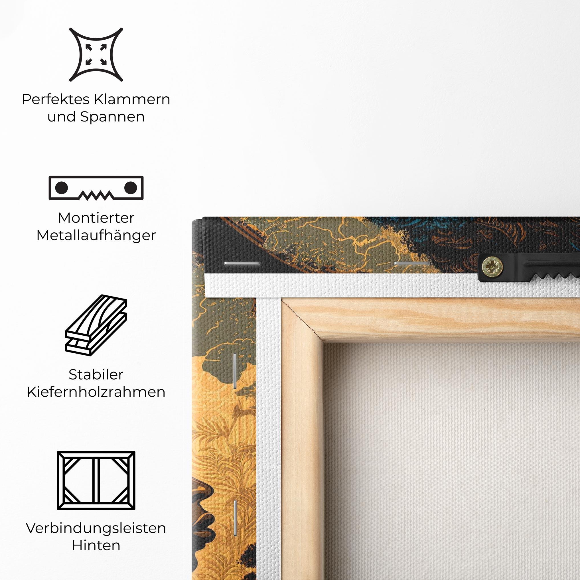 Leinwandbild African Profile Woman mockup 5