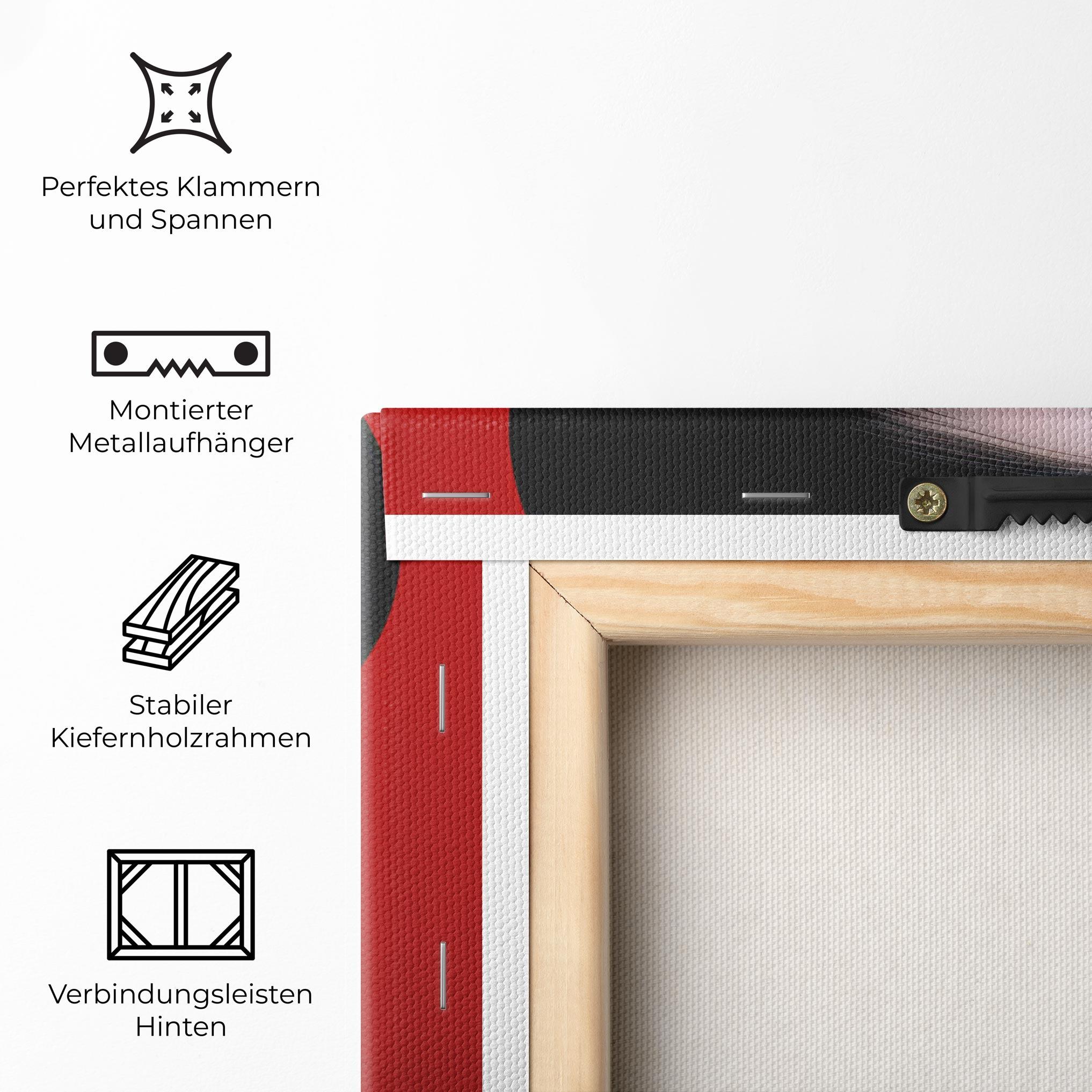 Leinwandbild Asiatic Red Makeup mockup 5