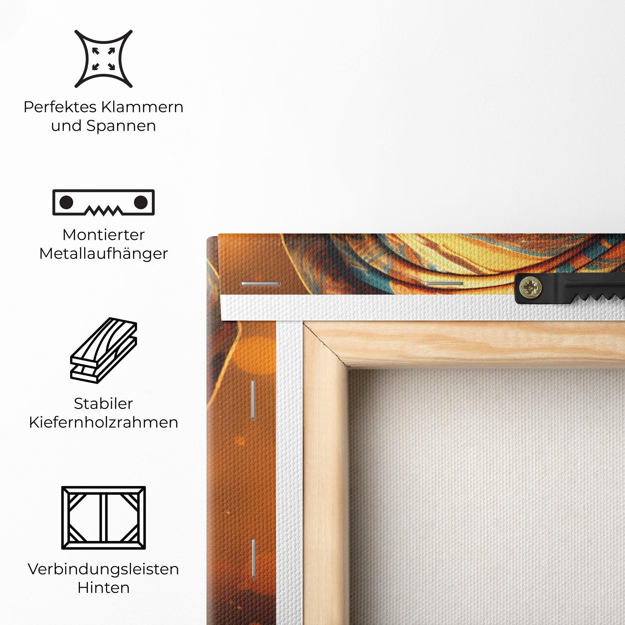 Leinwandbild Fashion African Portrait mockup 5