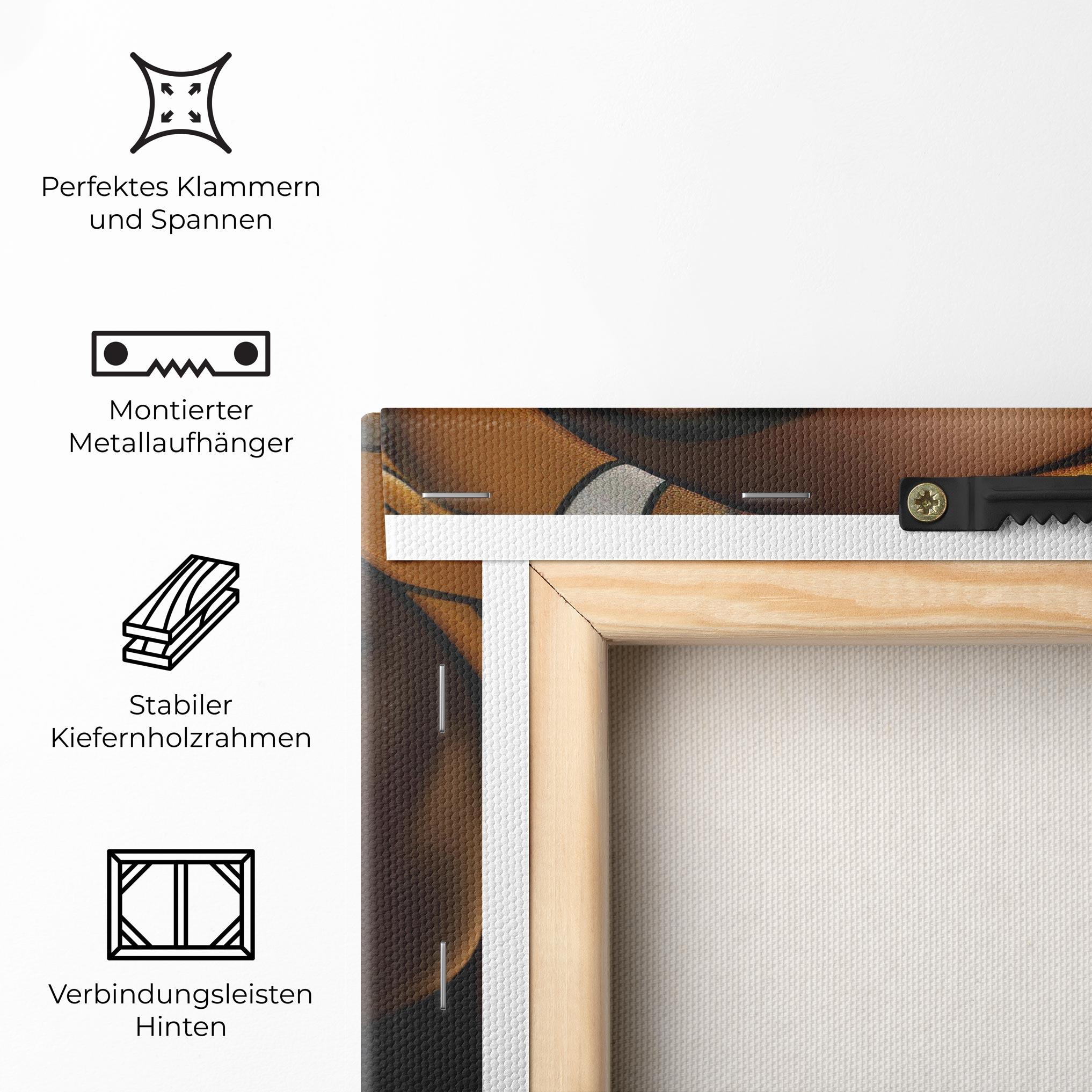 Leinwandbild Fashion African Woman mockup 5