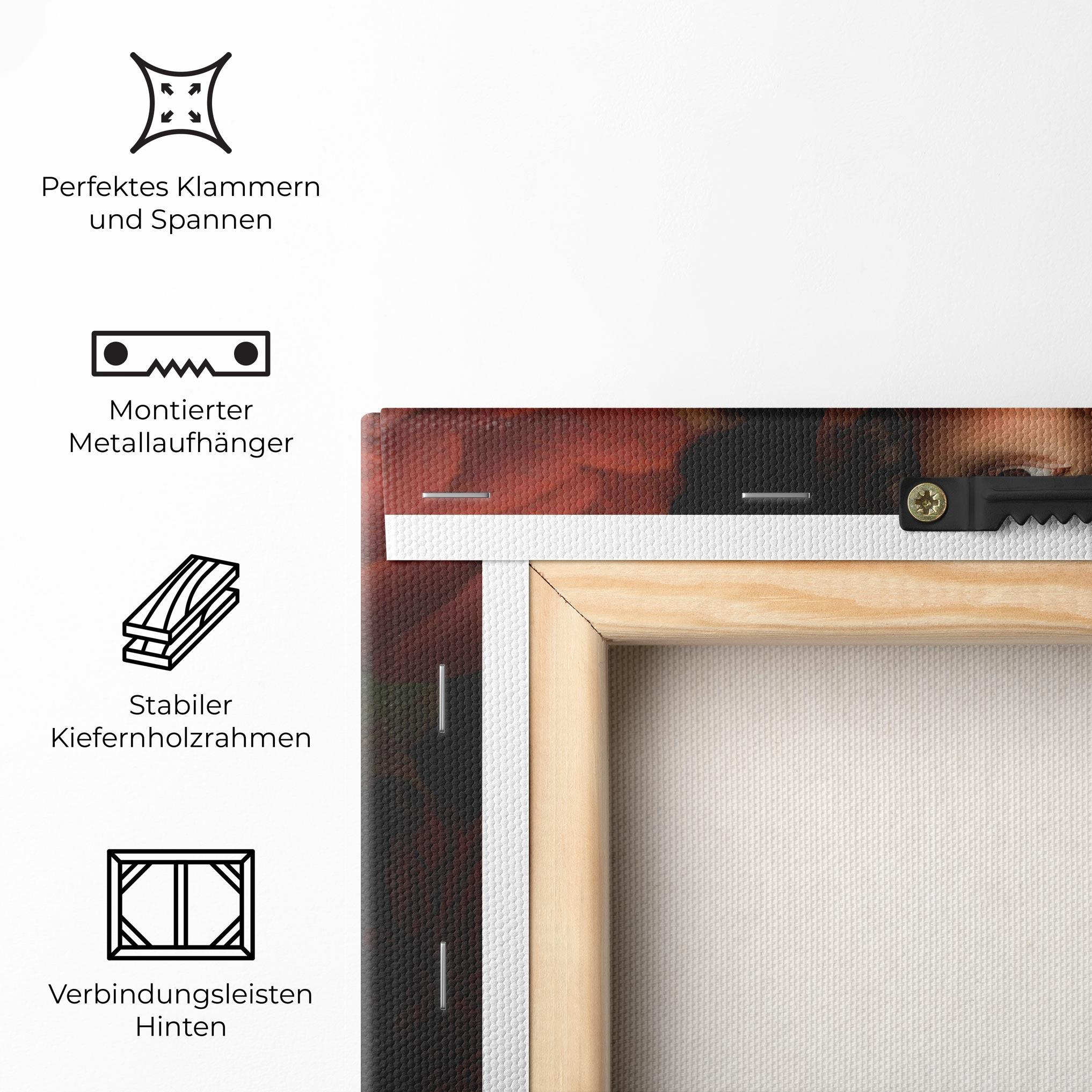 Leinwandbild Floral Dress Lady mockup 5