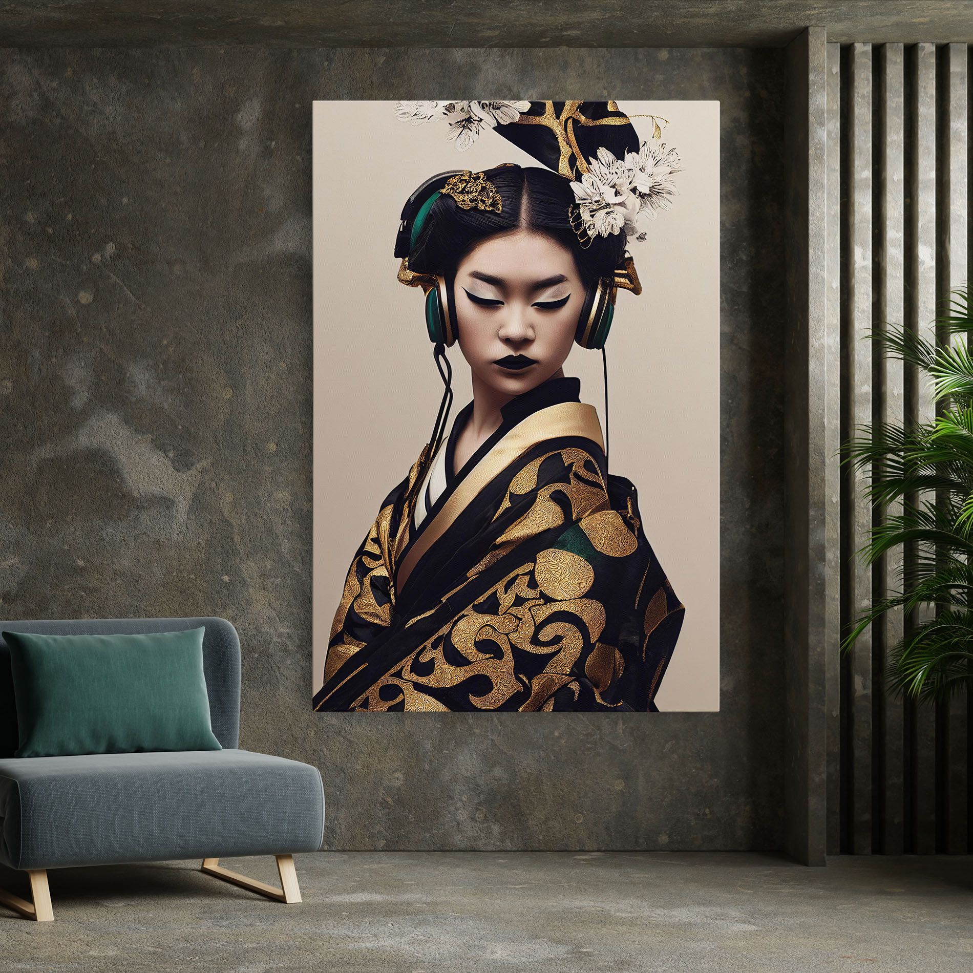 Kimono Headphones mockup 7