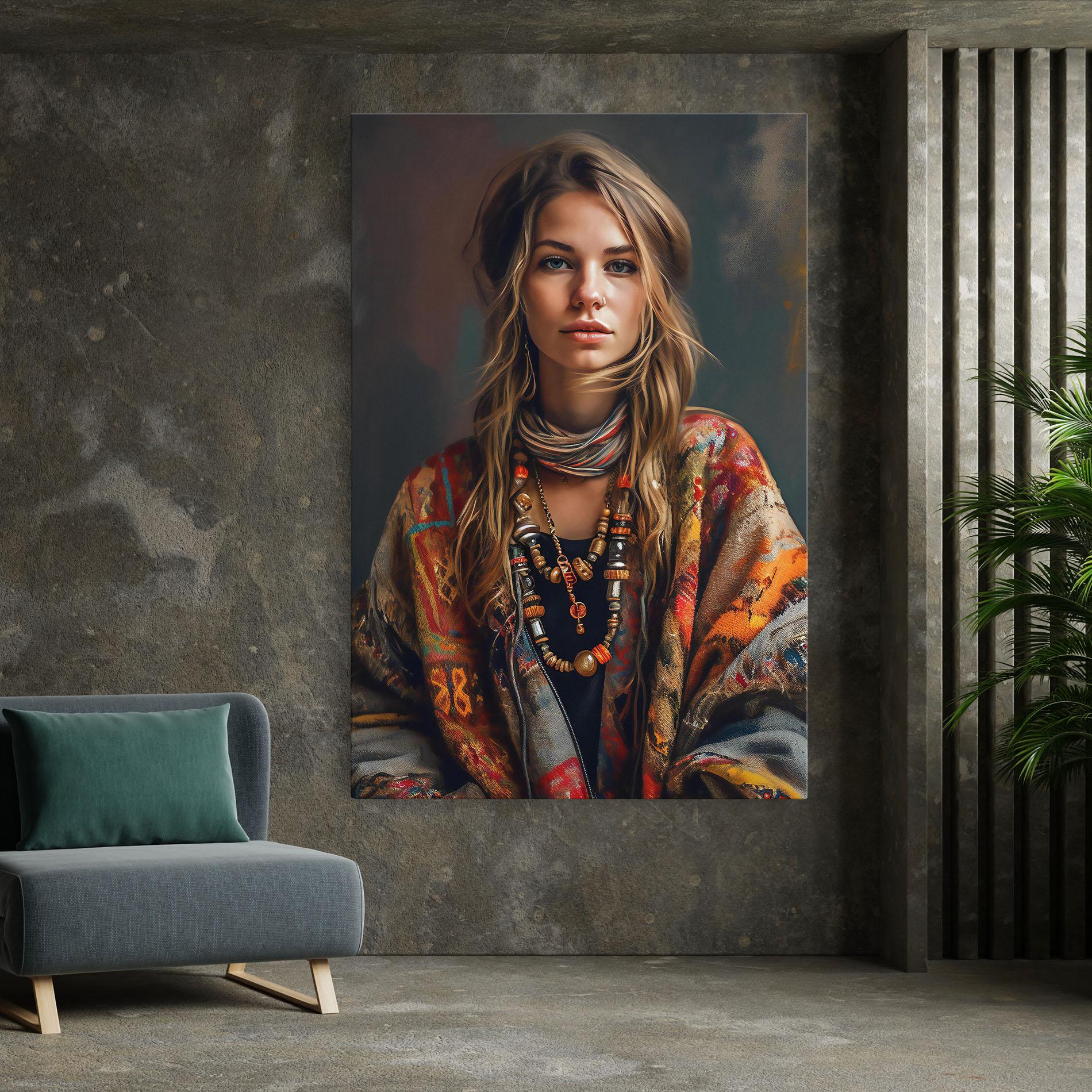 Leinwandbild Woolen Sweater mockup 7