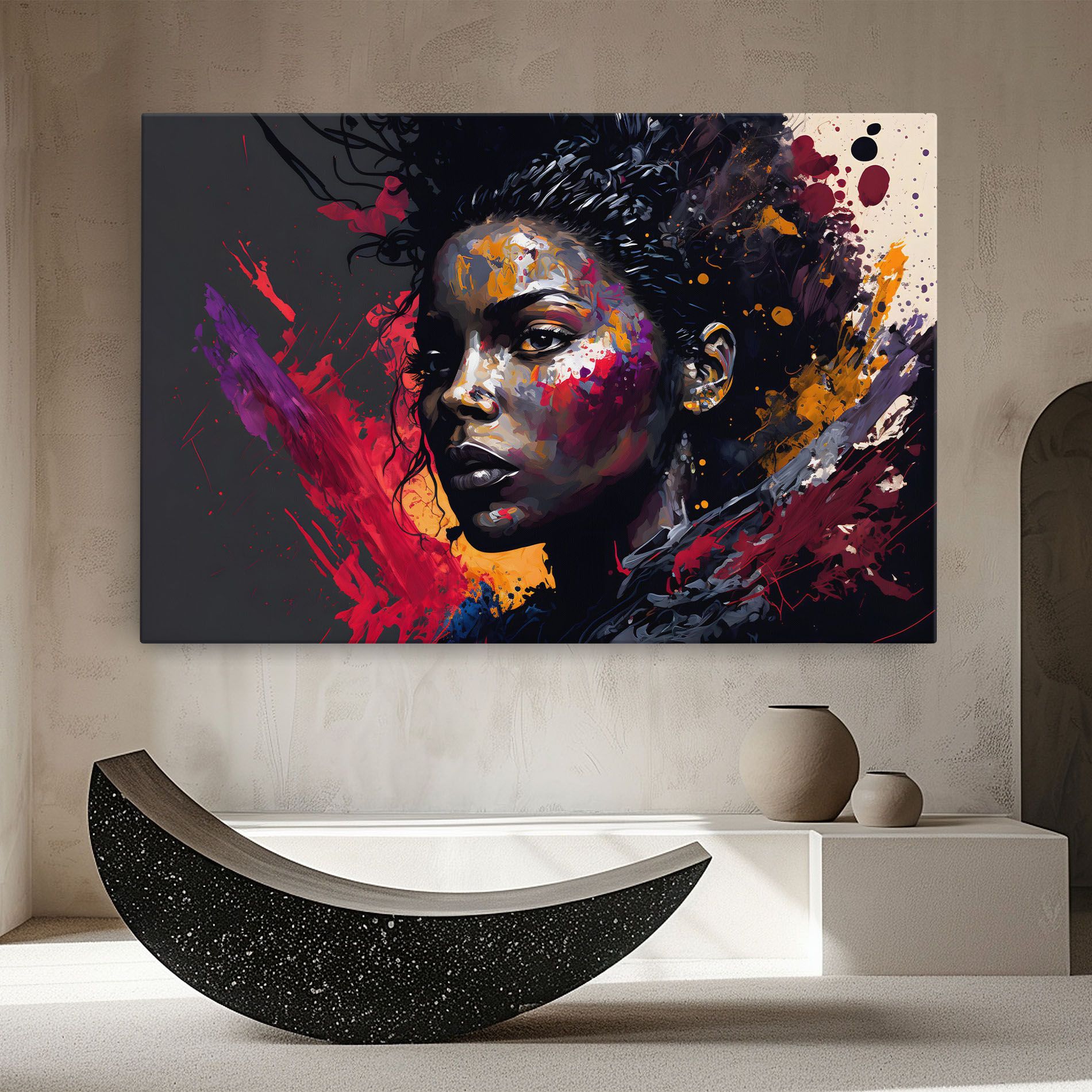 African Woman Splash mockup 8