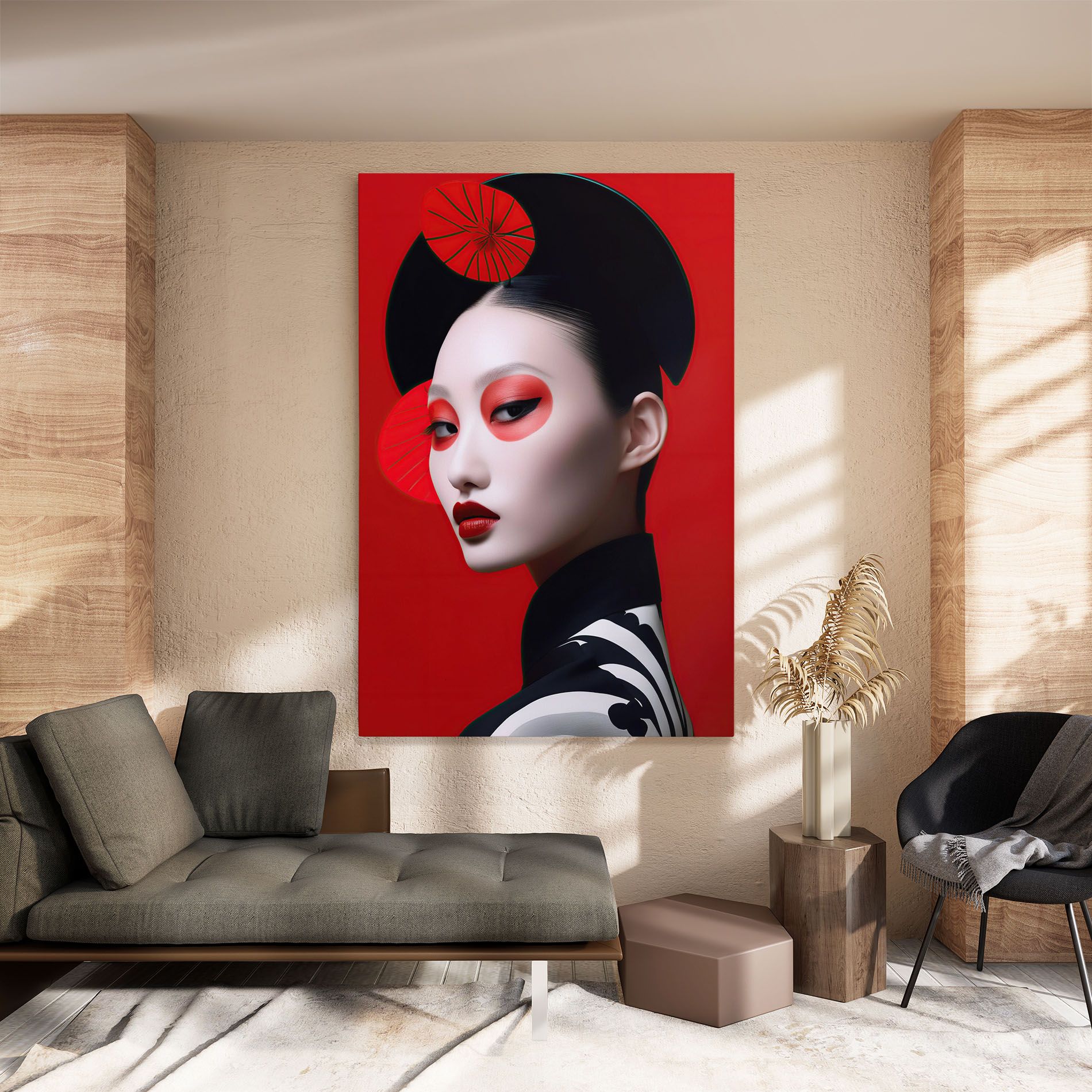 Asiatic Red Makeup mockup 8