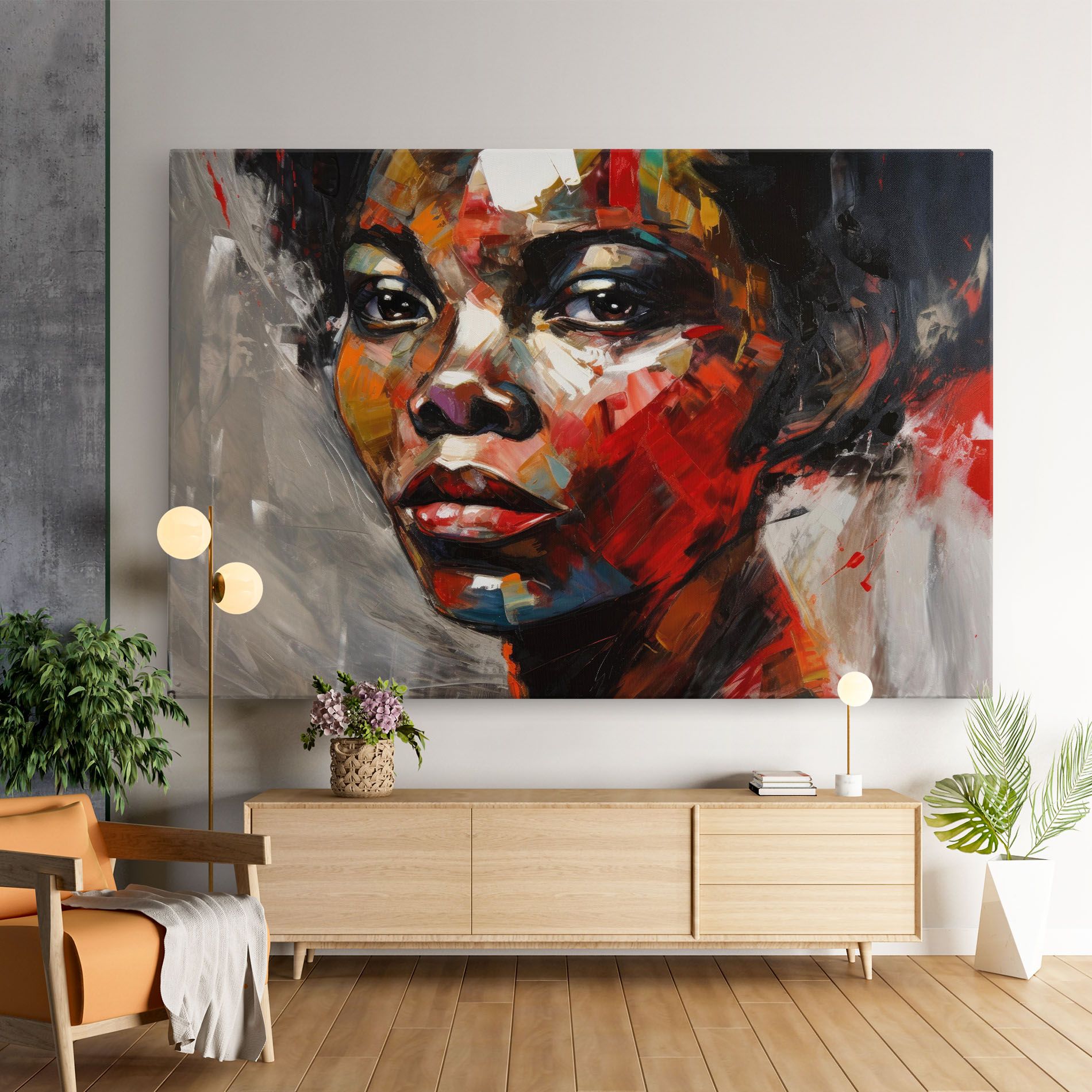 Intense Portrait Art mockup 9