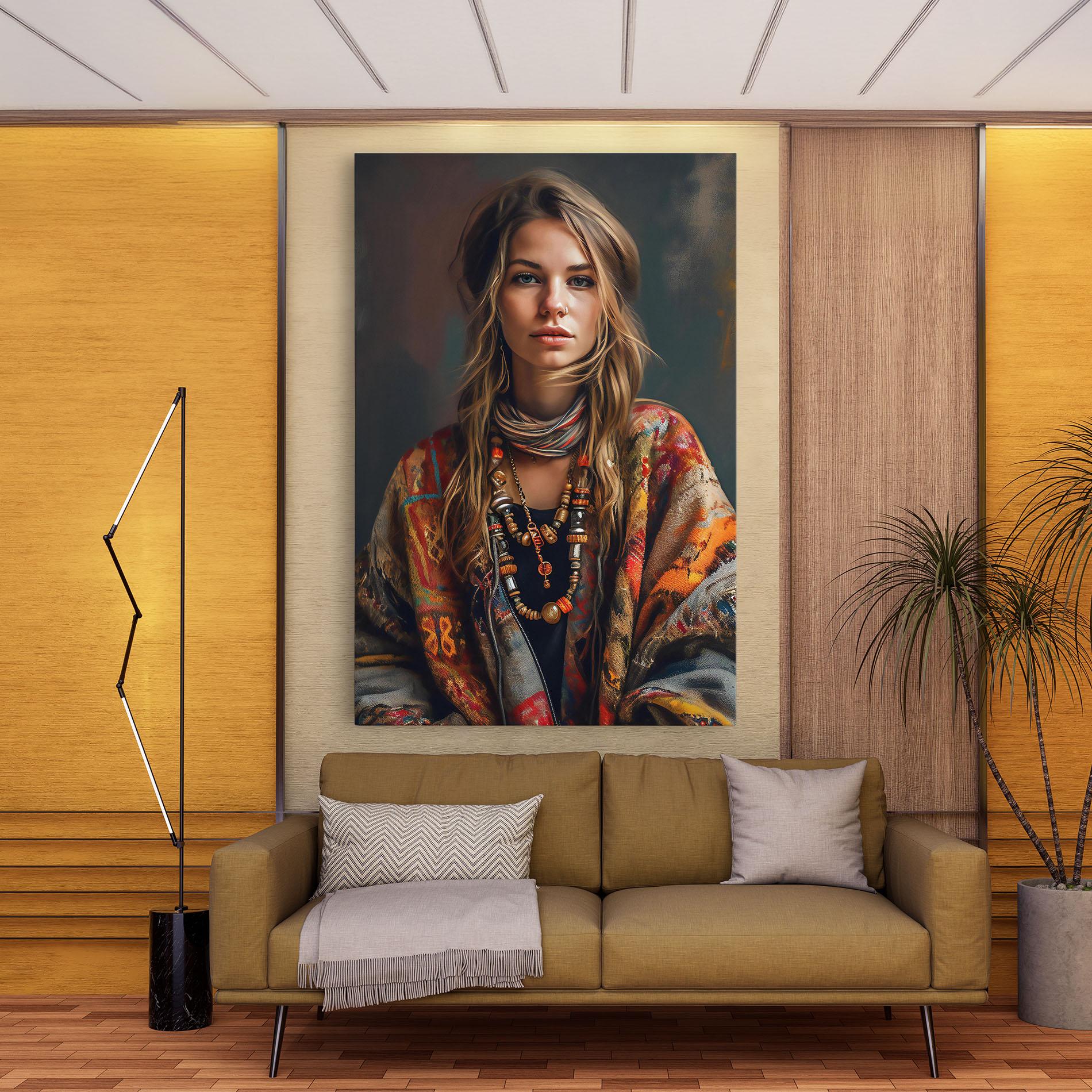 Leinwandbild Woolen Sweater mockup 9