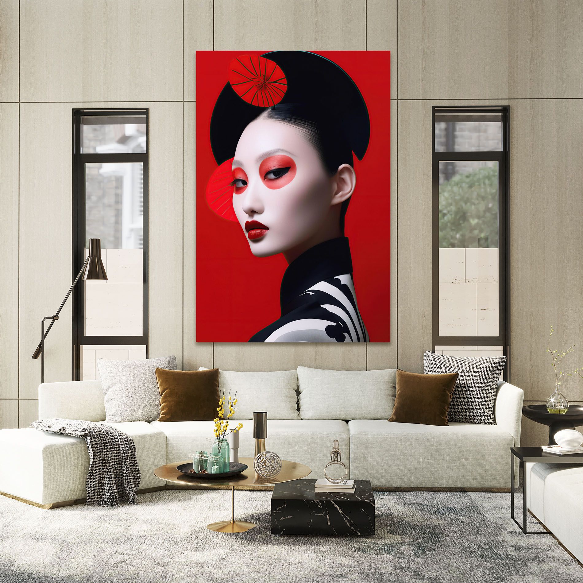 Asiatic Red Makeup mockup 2