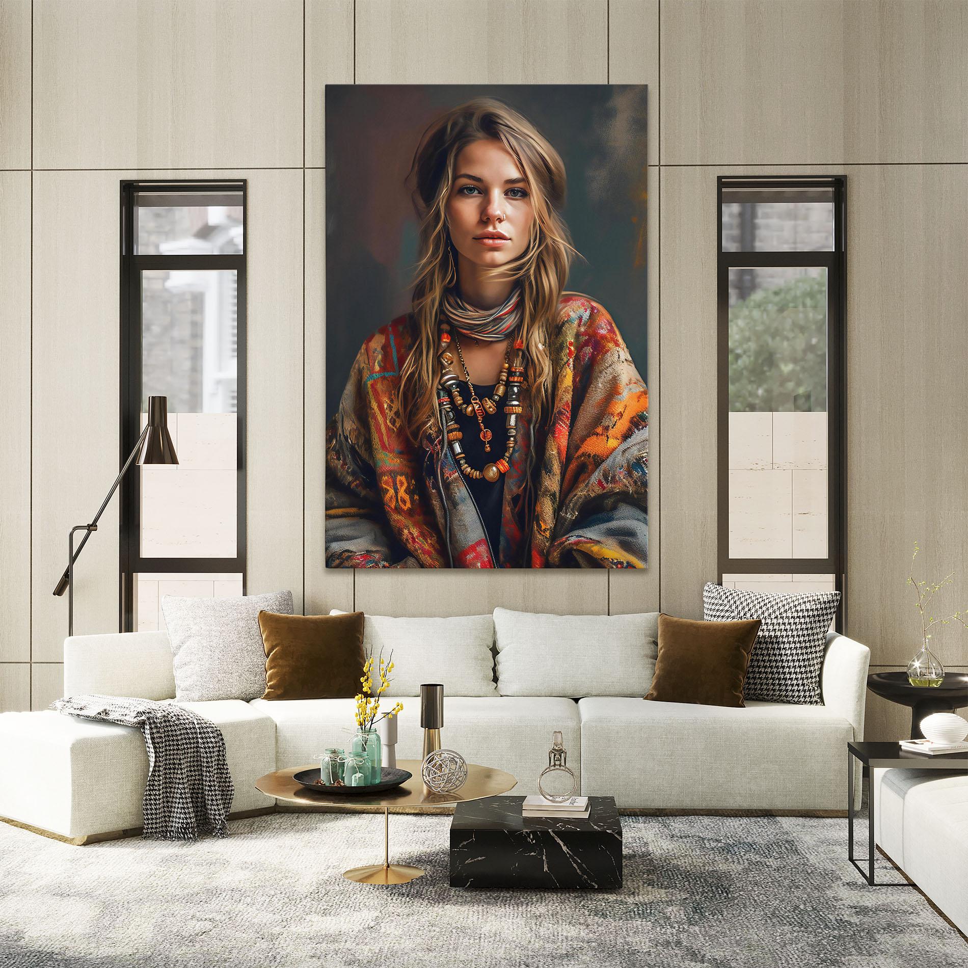 Leinwandbild Woolen Sweater mockup 2