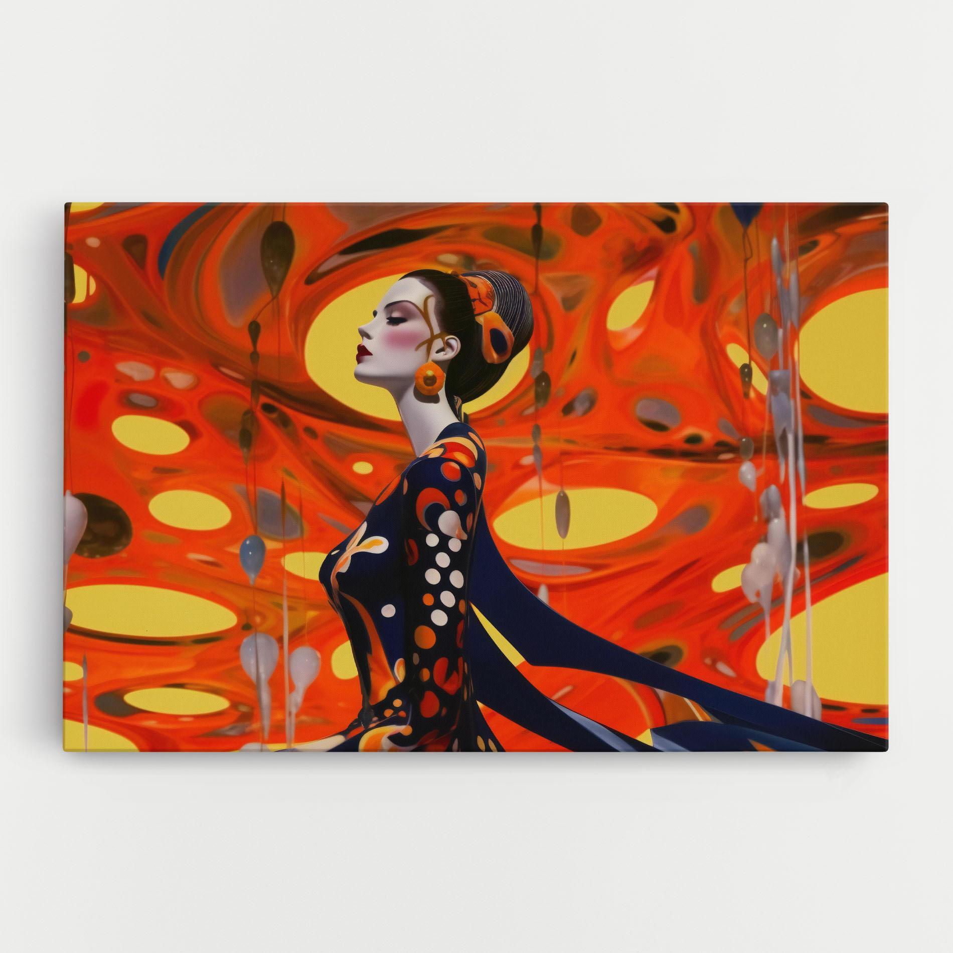 Leinwandbild Big Orange Accesories mockup 0