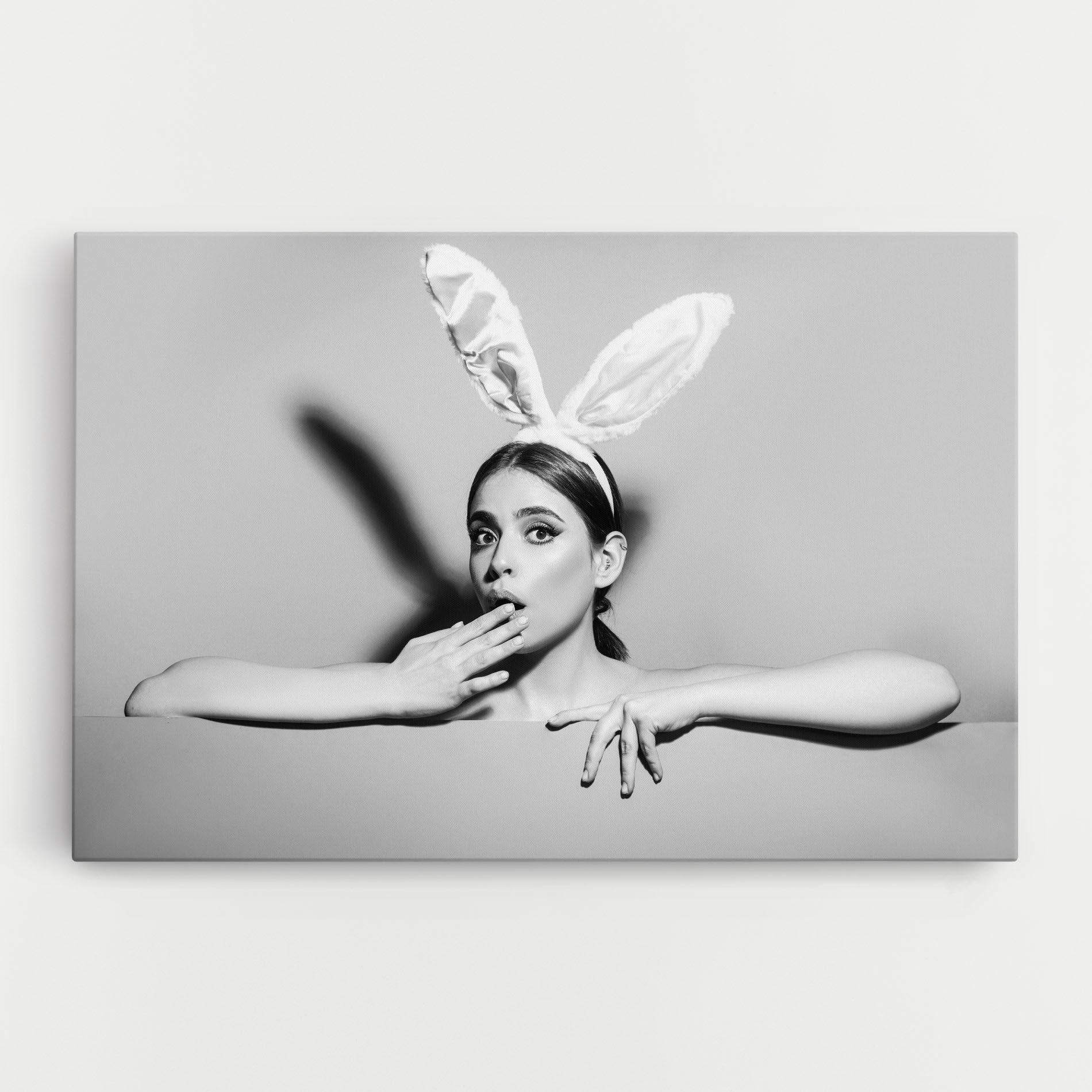 Bunny Ears Peeking mockup 0