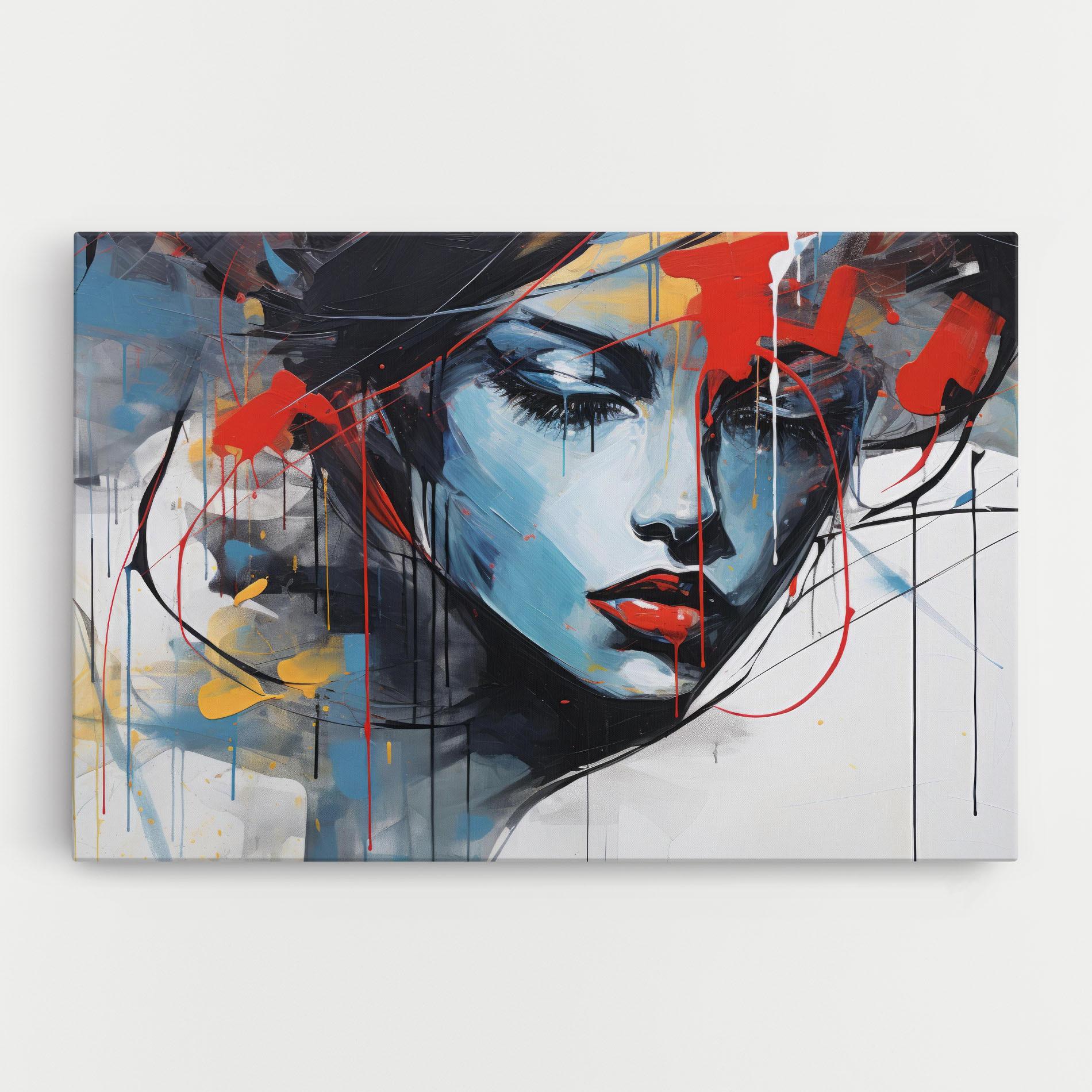 Leinwandbild Edgy Woman mockup 0