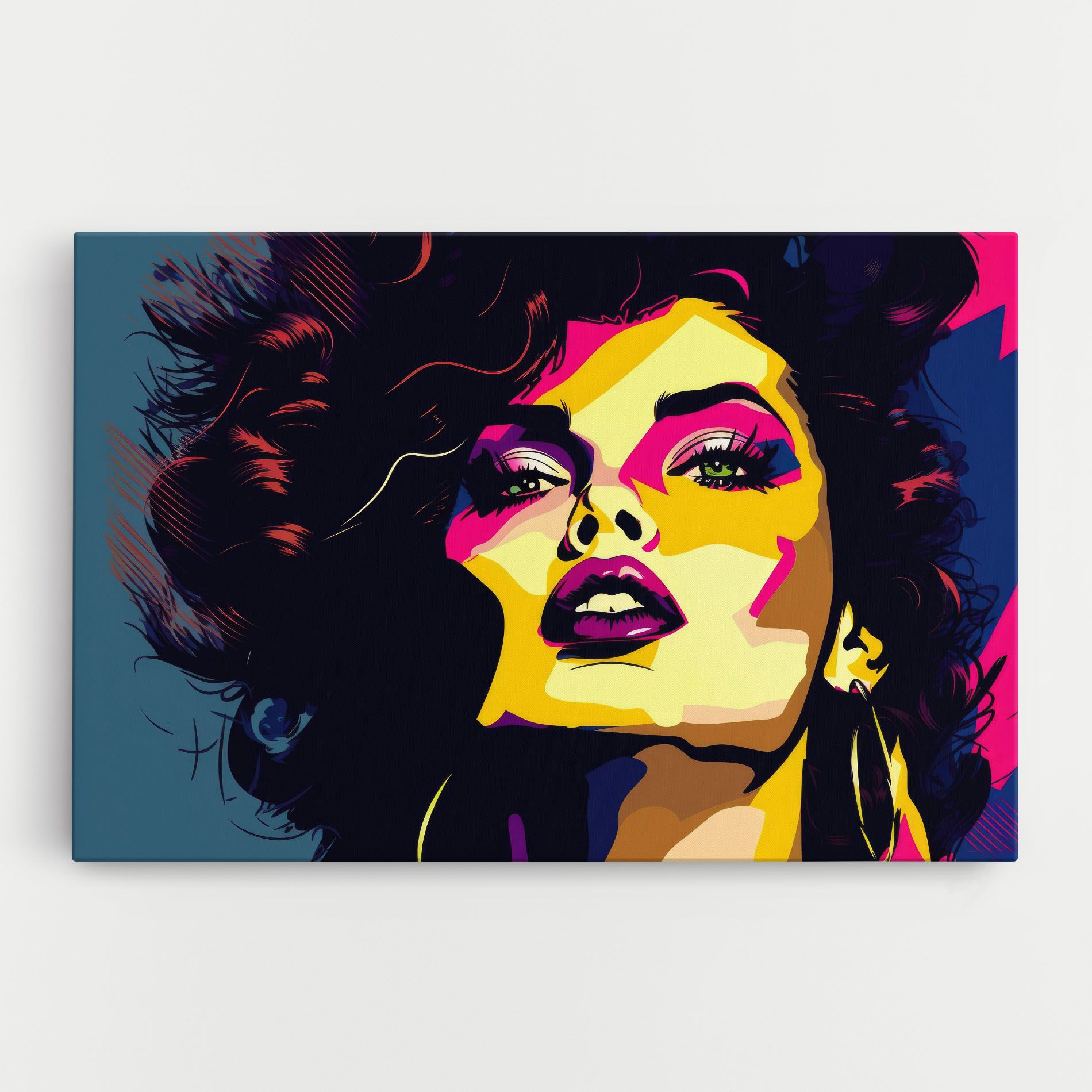 Pop Art Portrait Woman mockup 0